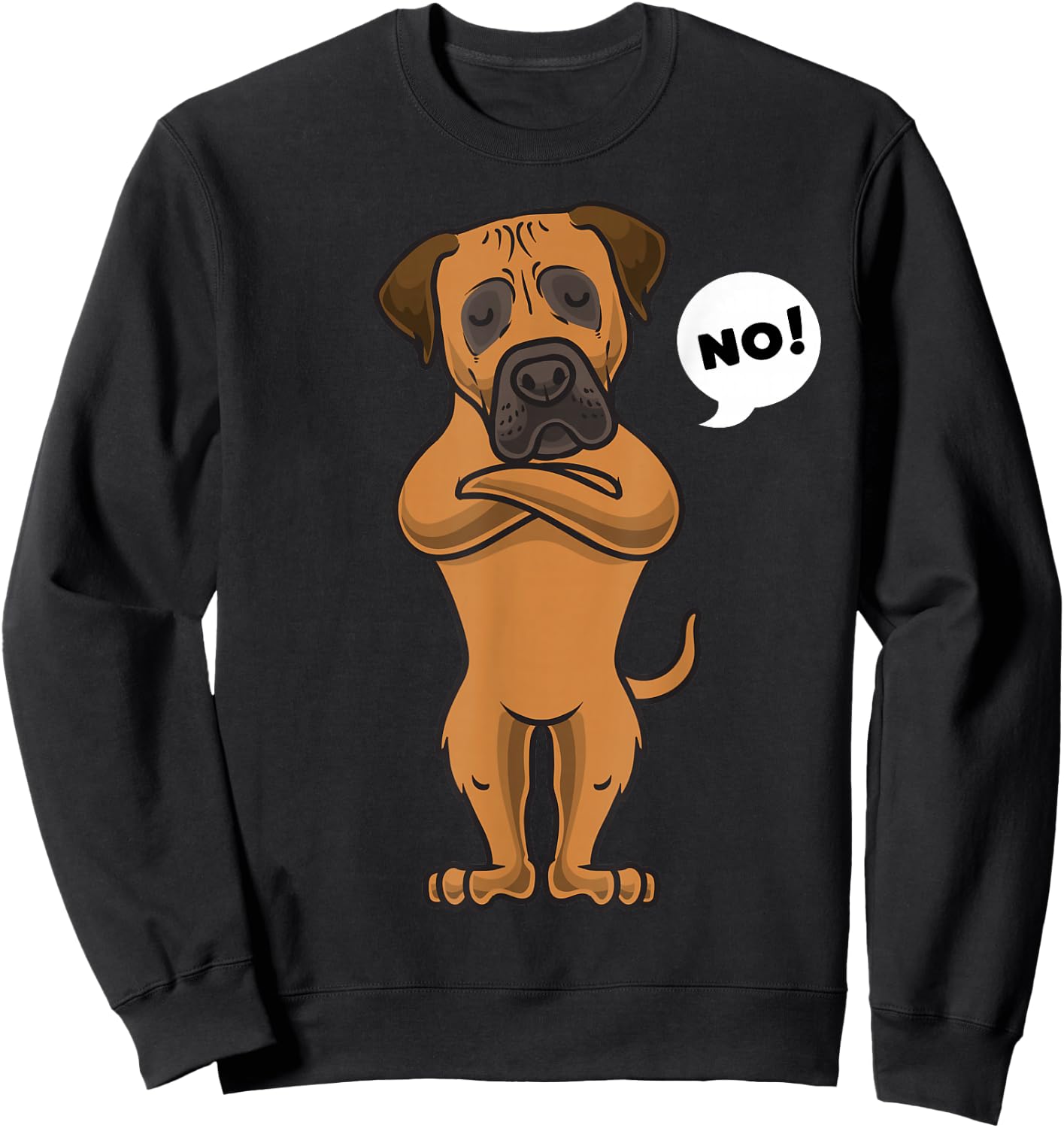 Stubborn Boerboel Dog Owner Women Girls Kids Sweatshirt - Sweatshirt | Black