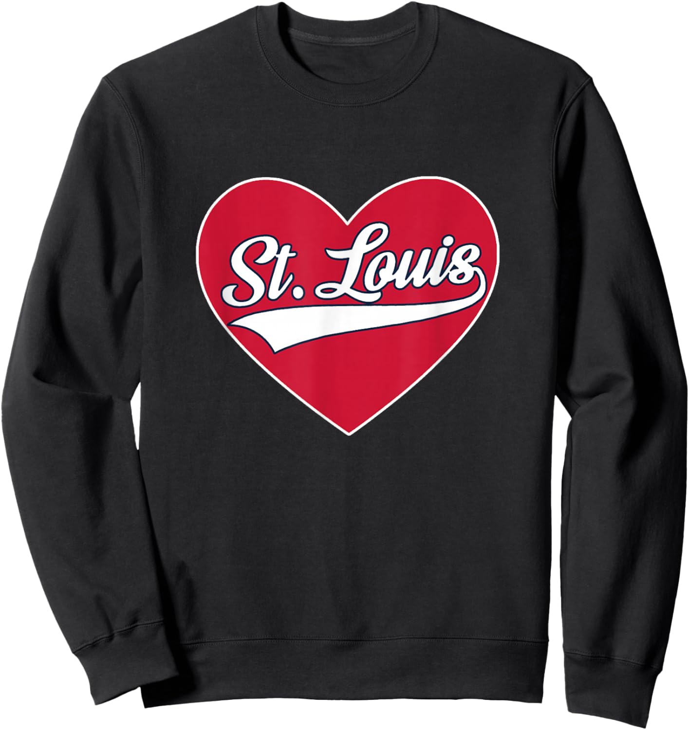 St. Louis - Throwback Design - Classic Sweatshirt - Sweatshirt | Black