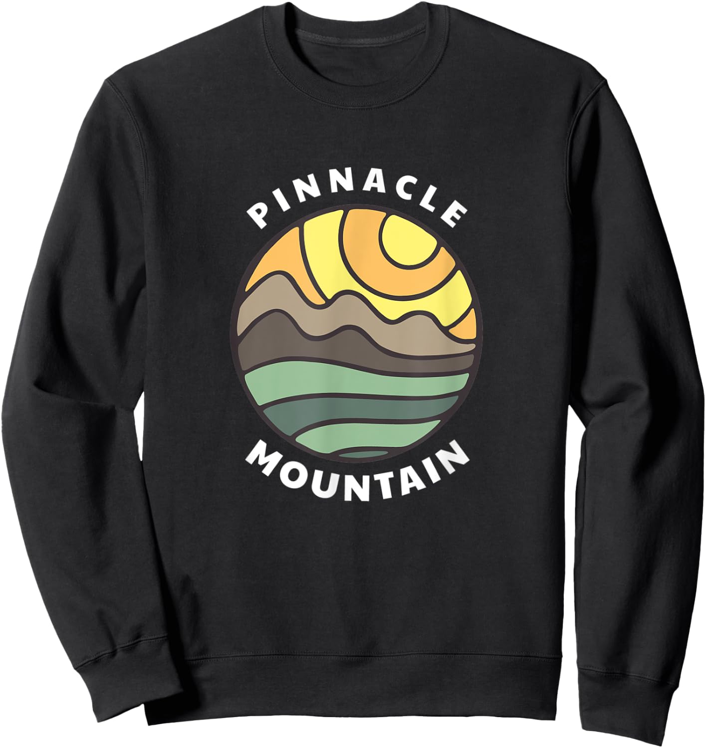 Pinnacle Mountain State Park Arkansas AR Vacation Souvenir Sweatshirt - Sweatshirt | Black