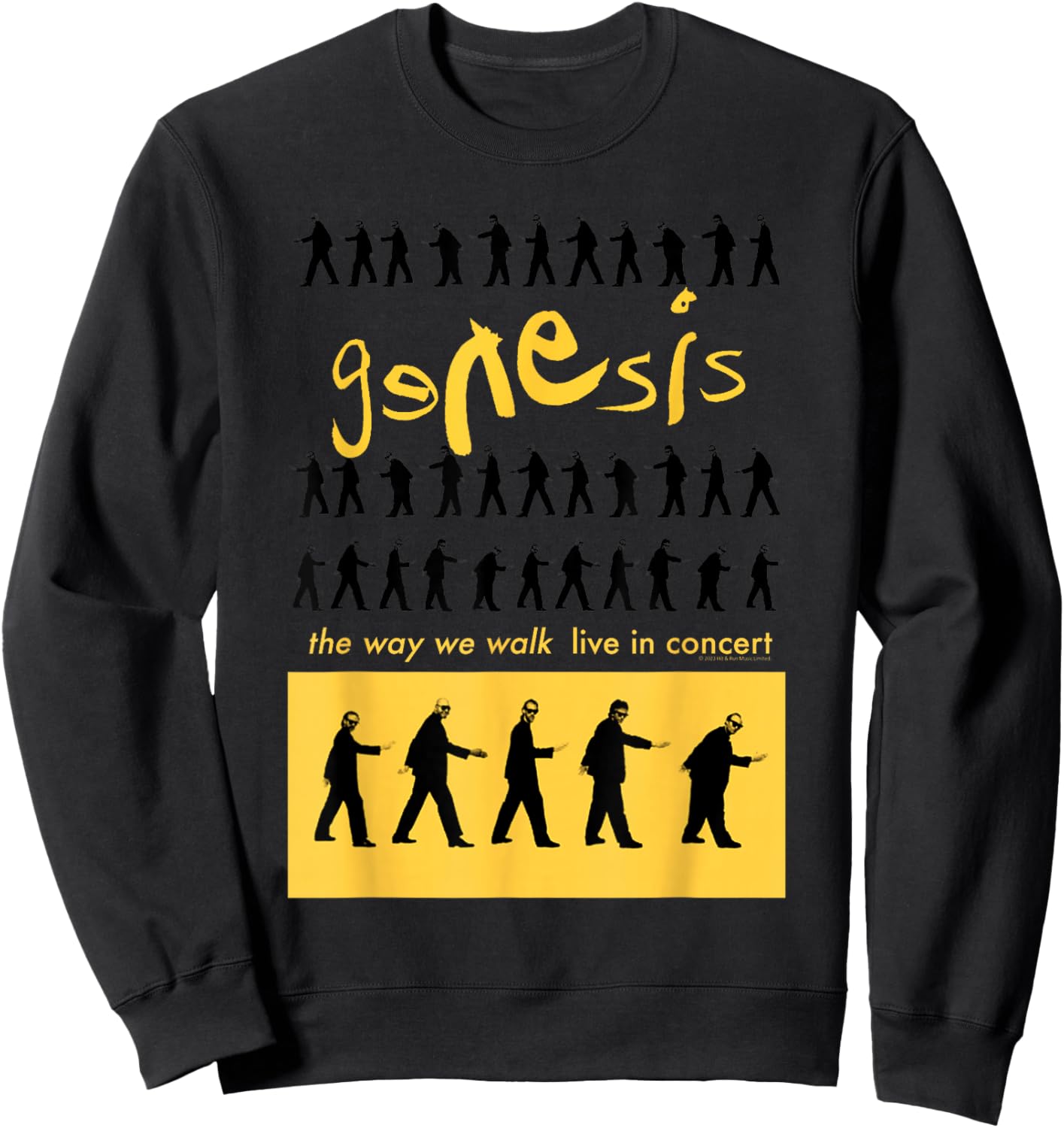 Genesis Rock Music Band Live In Concert Sweatshirt - Sweatshirt | Black