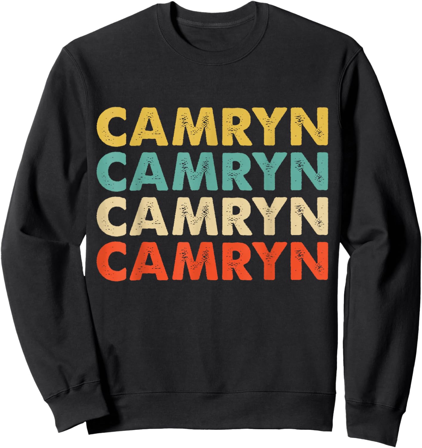 Camryn Name Sweatshirt - Sweatshirt | Black