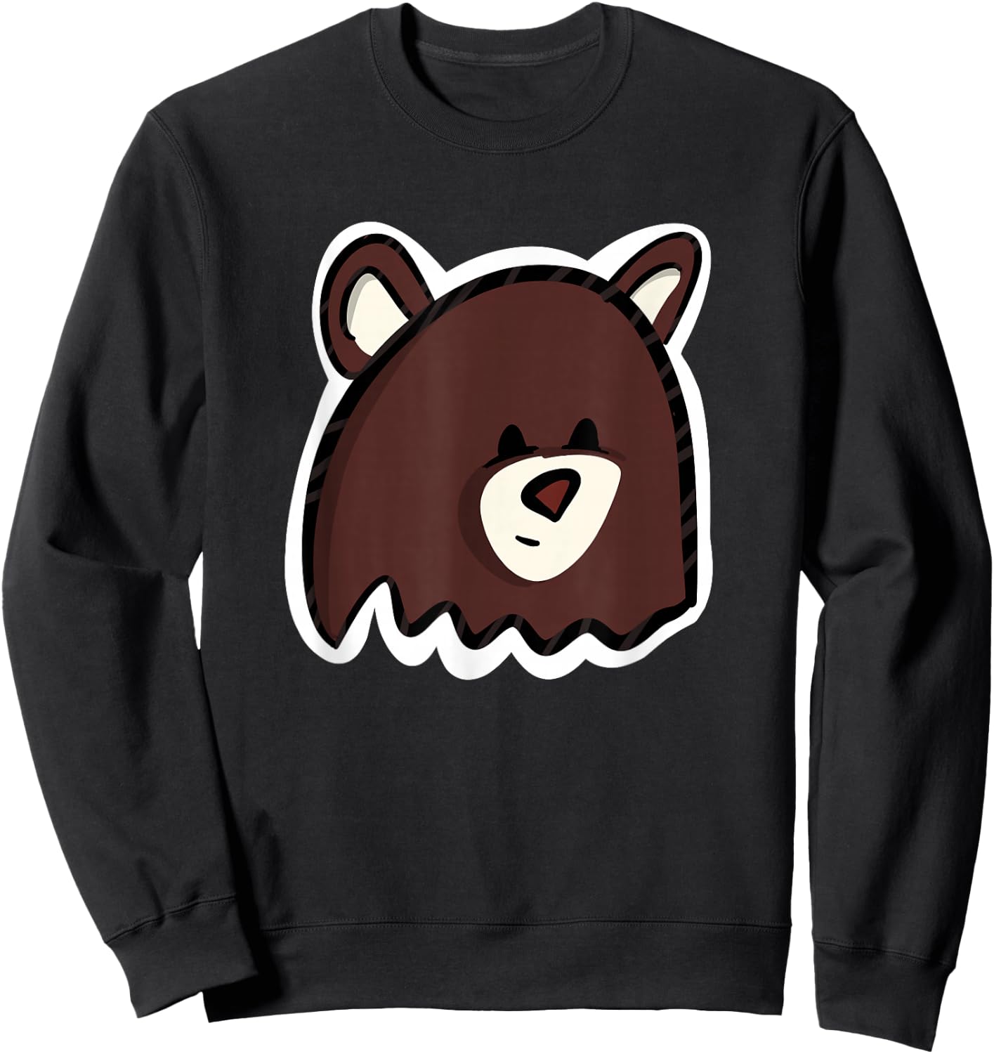 Snuffle Bear Graphic Sweatshirt - Sweatshirt | Black