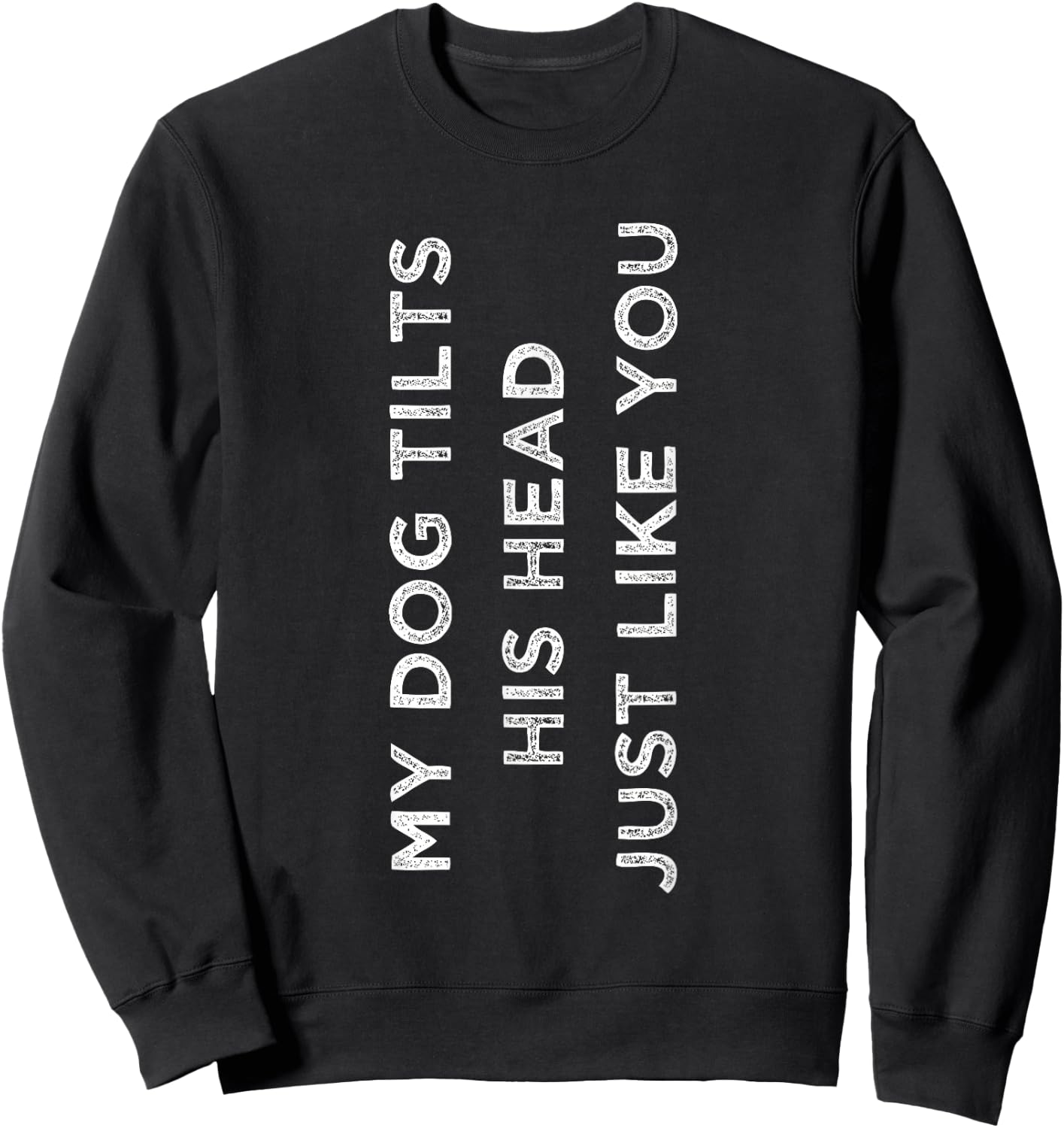 Funny Dog Dog Trainer Gift Funny Saying Dog Sweatshirt - Sweatshirt | Black