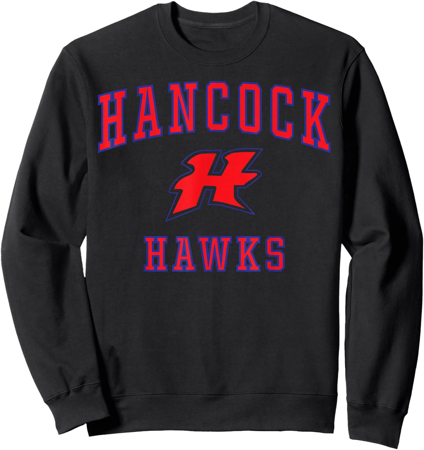 Hancock High School Hawks C1 Sweatshirt - Sweatshirt | Black
