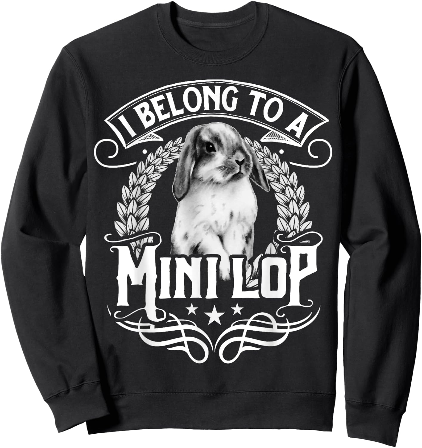I Belong To A Mini Lop Sweatshirt - Sweatshirt | Black