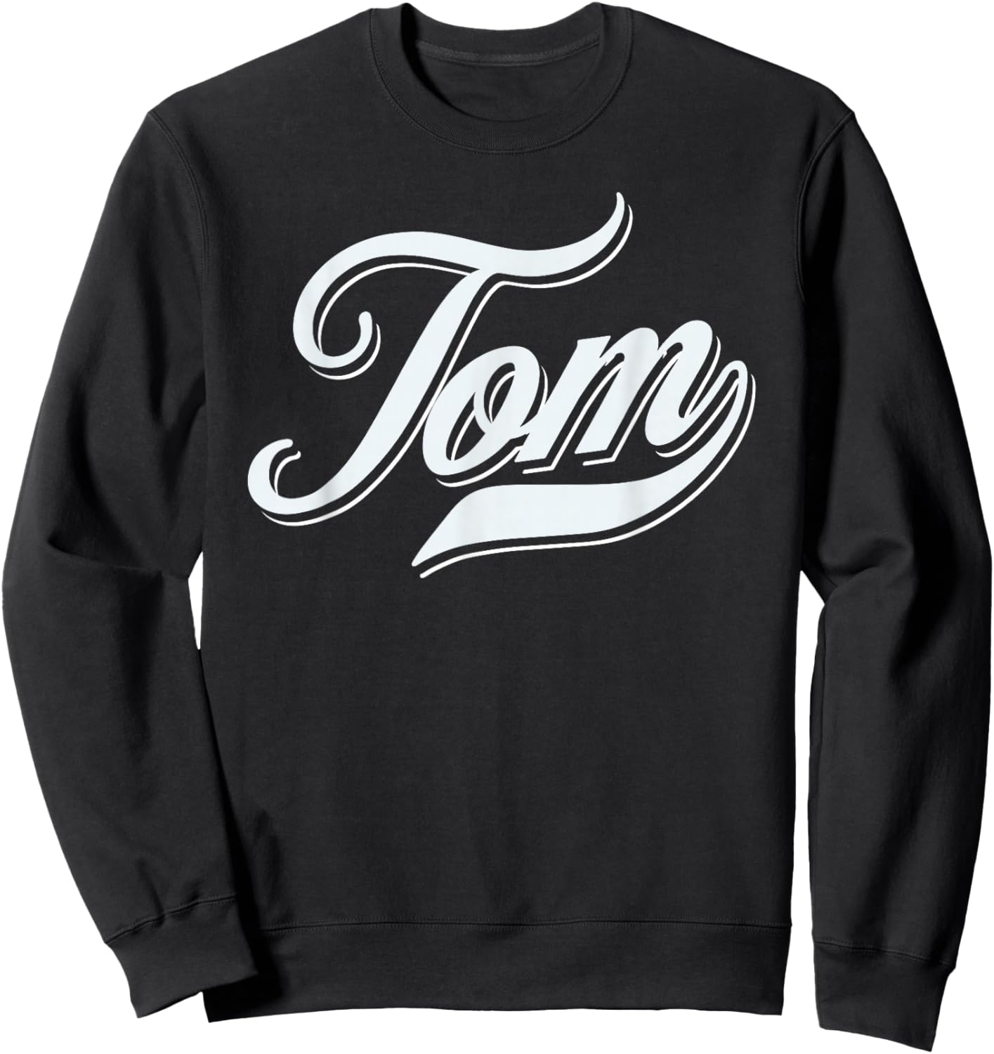 Man Boys Funny Funny Gift First Name For Tom , Black, S Sweatshirt - Sweatshirt | Black