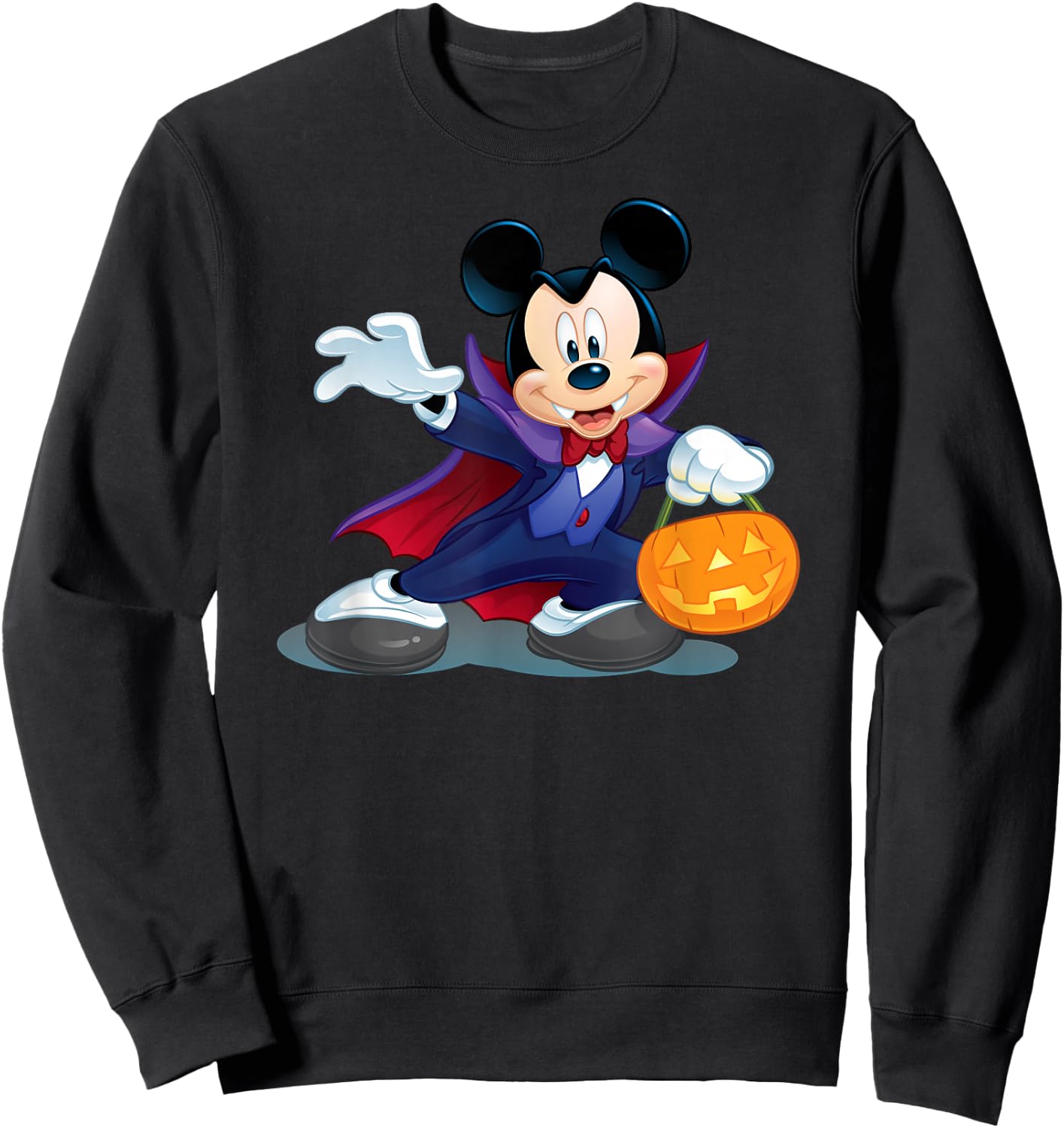 Disney Halloween Mickey Mouse Vampire Sweatshirt - Sweatshirt | Black