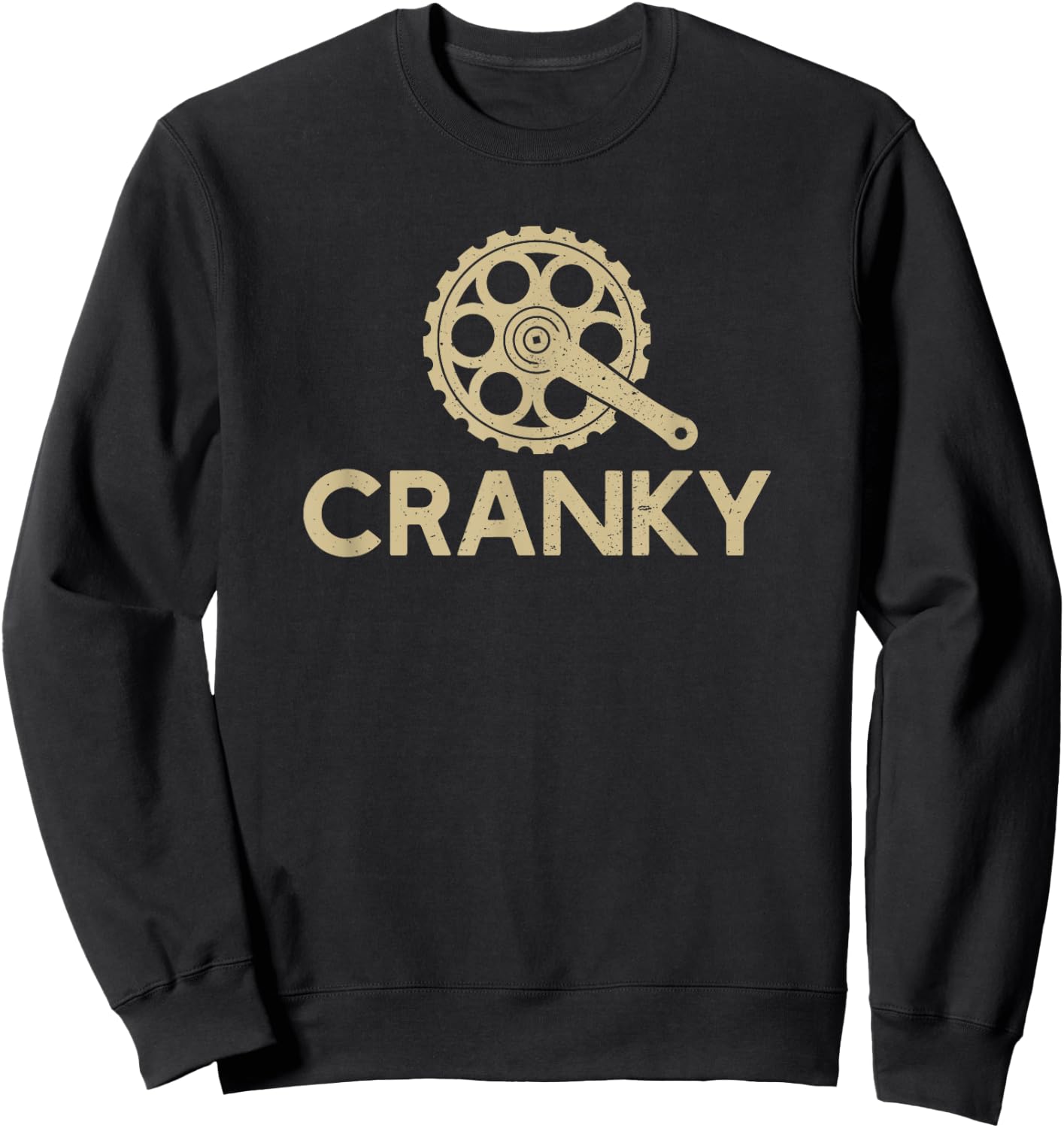 Cranky Bike Gear | Cycling Gift | Cyclist | Bicycle Lover Sweatshirt - Sweatshirt | Black