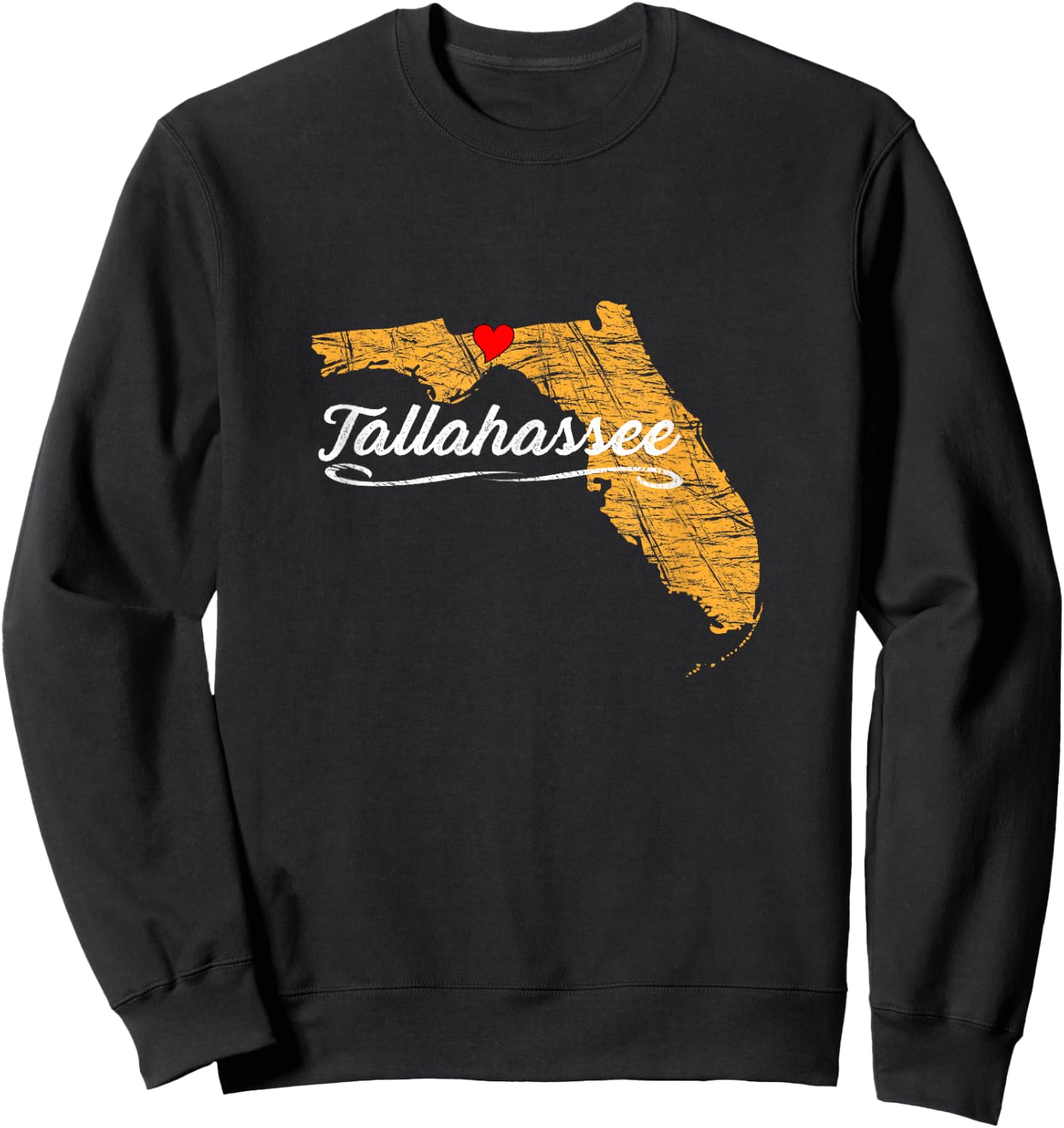 City of Tallahassee Florida Vacation Souvenir Graphic Sweatshirt - Sweatshirt | Black