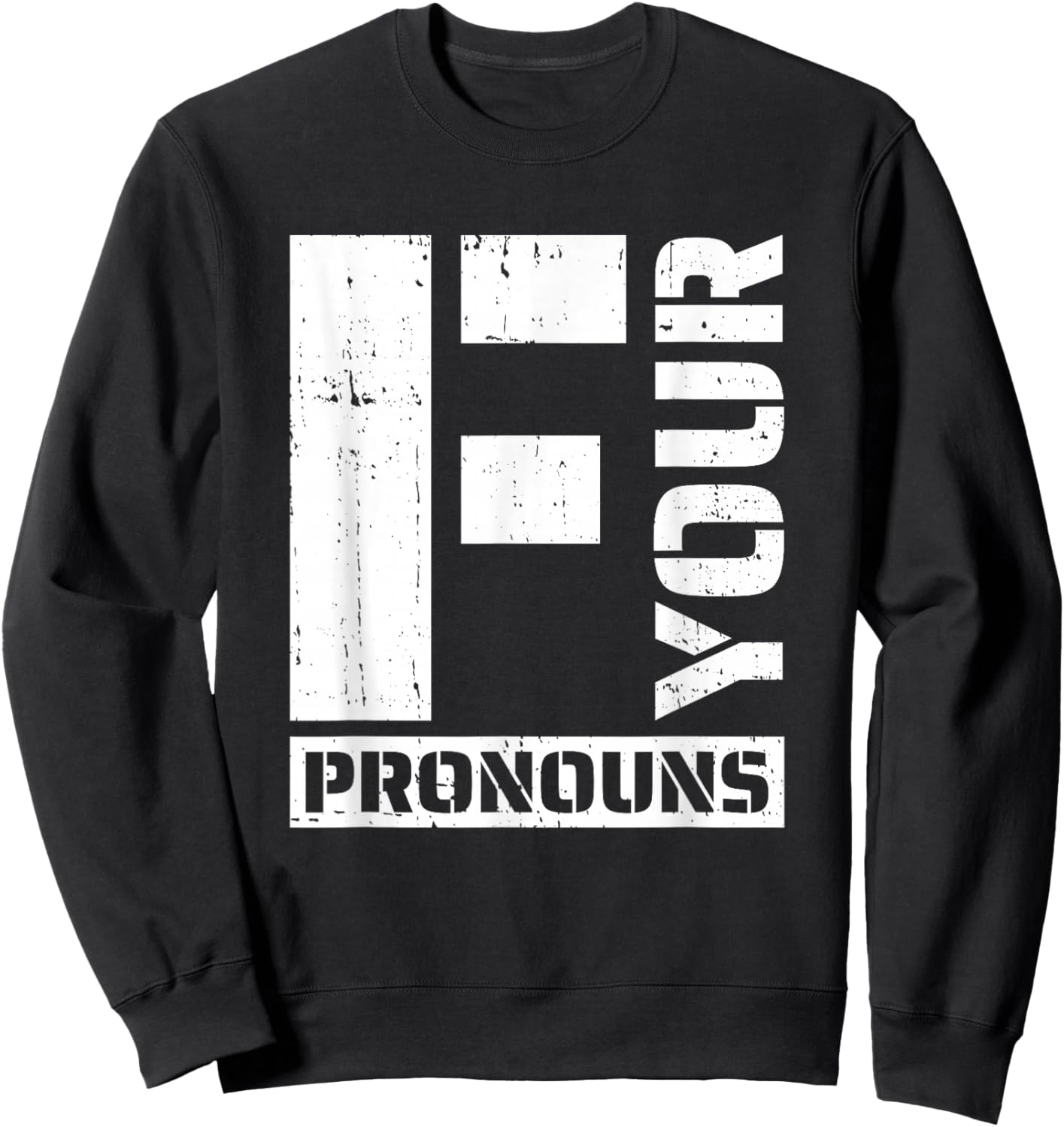 Conservative Pride - Anti Pronouns Sweatshirt - Sweatshirt | Black