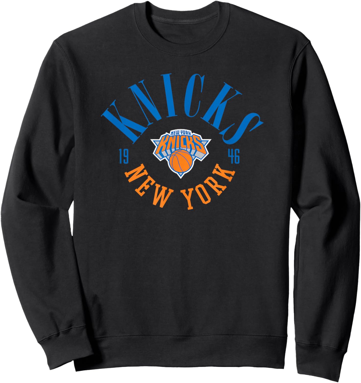 NBA Official New York Knicks Bandwidth Sweatshirt - Sweatshirt | Black