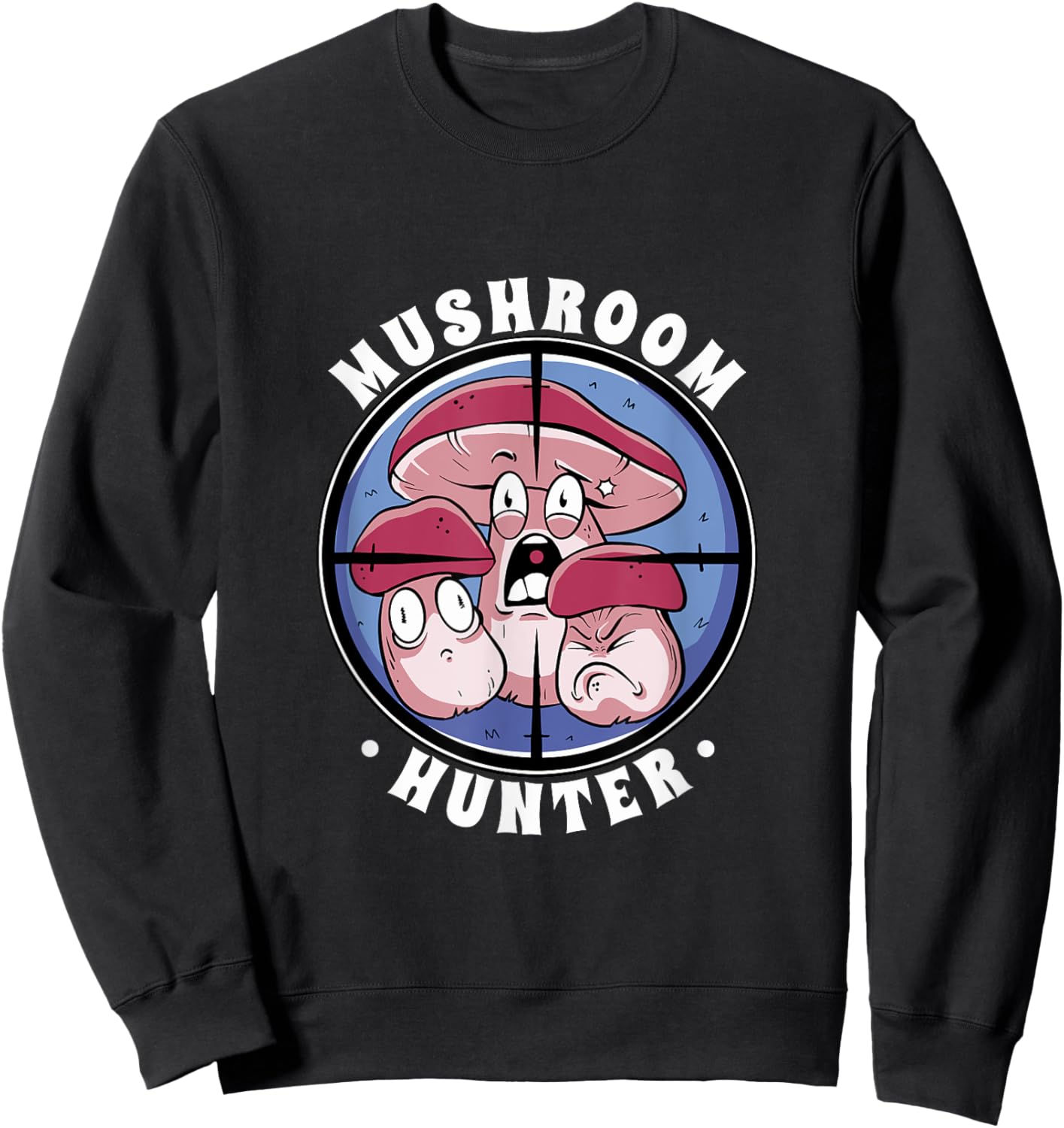 Funny Foraging Morels Fungi Mushroom Picker Mushroom Hunter Sweatshirt - Sweatshirt | Black