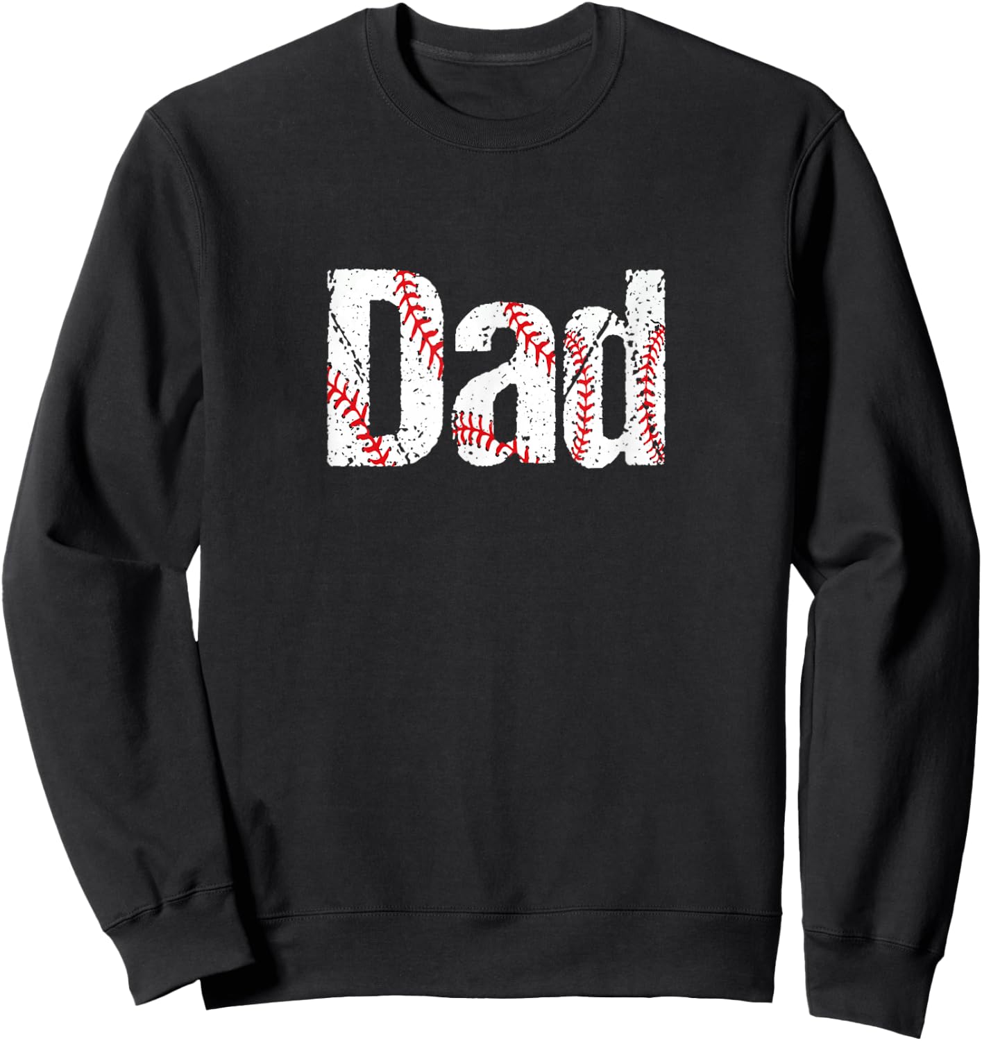 Baseball Dad Gifts Parent of Player Father's Day Birthday Sweatshirt - Sweatshirt | Black