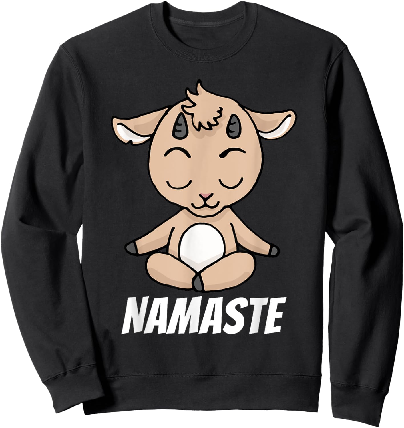 Goat Yoga Sweatshirt - Sweatshirt | Black
