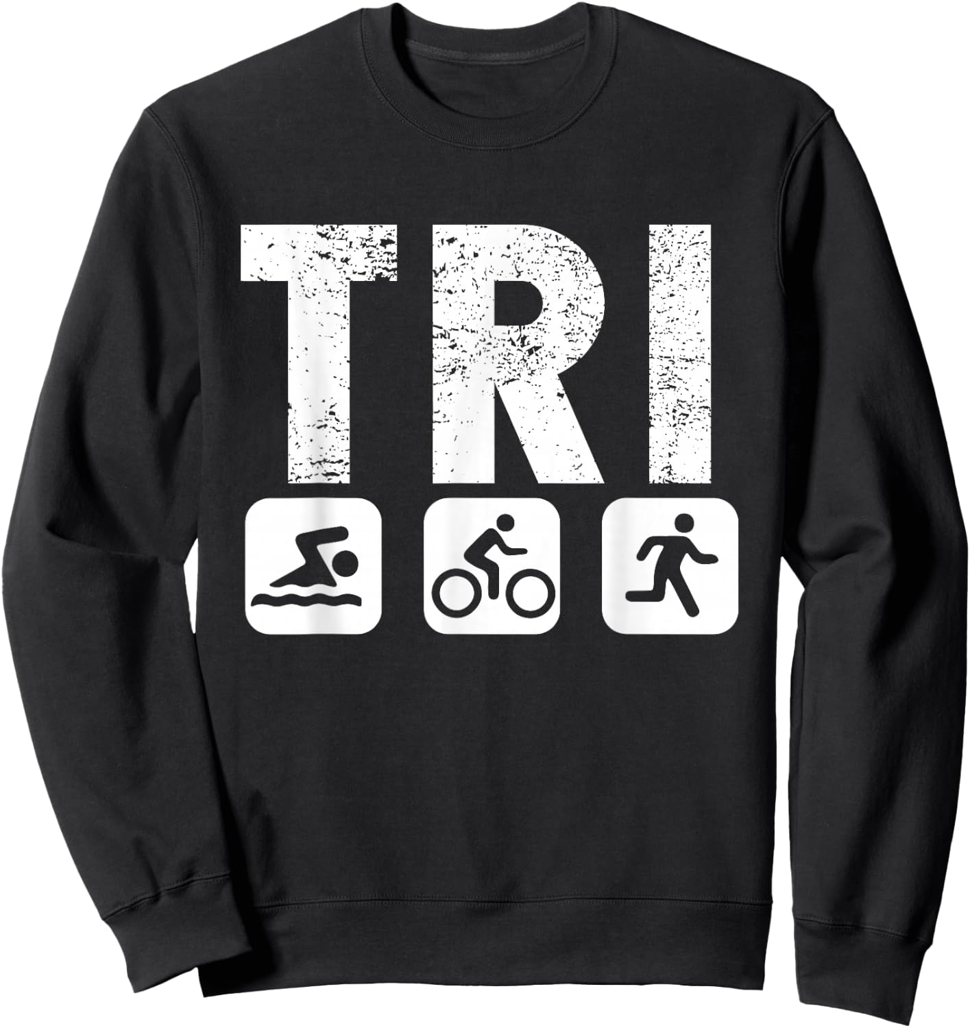 Tri Trilife Triathlon Sweatshirt - Sweatshirt | Black