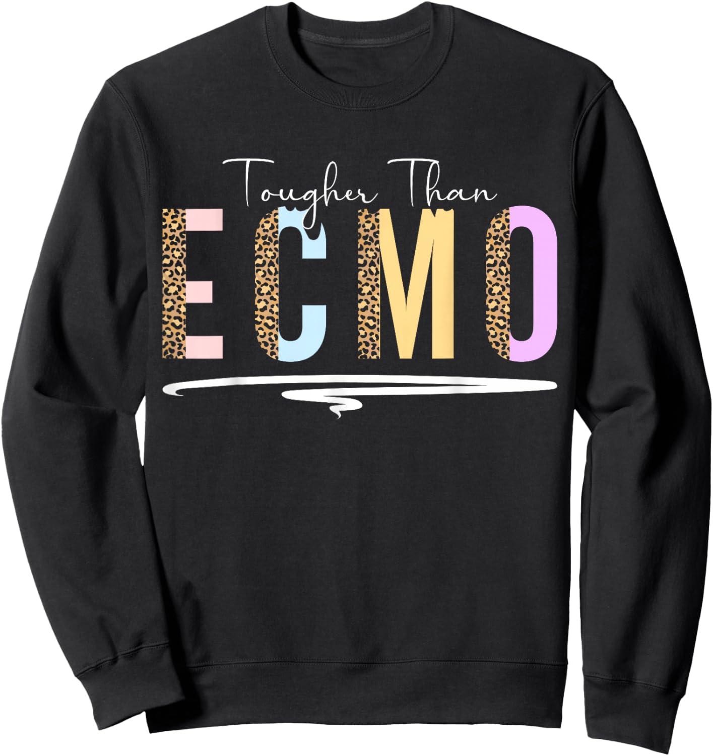 ECMO Survivor ECMO Awareness Sweatshirt - Sweatshirt | Black