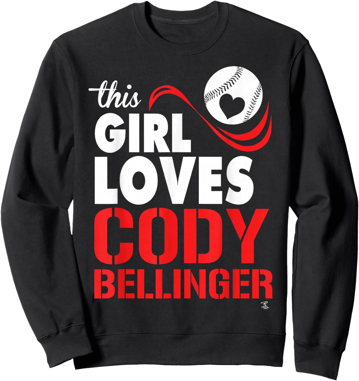 Cody Bellinger This Girl Loves - Apparel Sweatshirt - Sweatshirt | Black