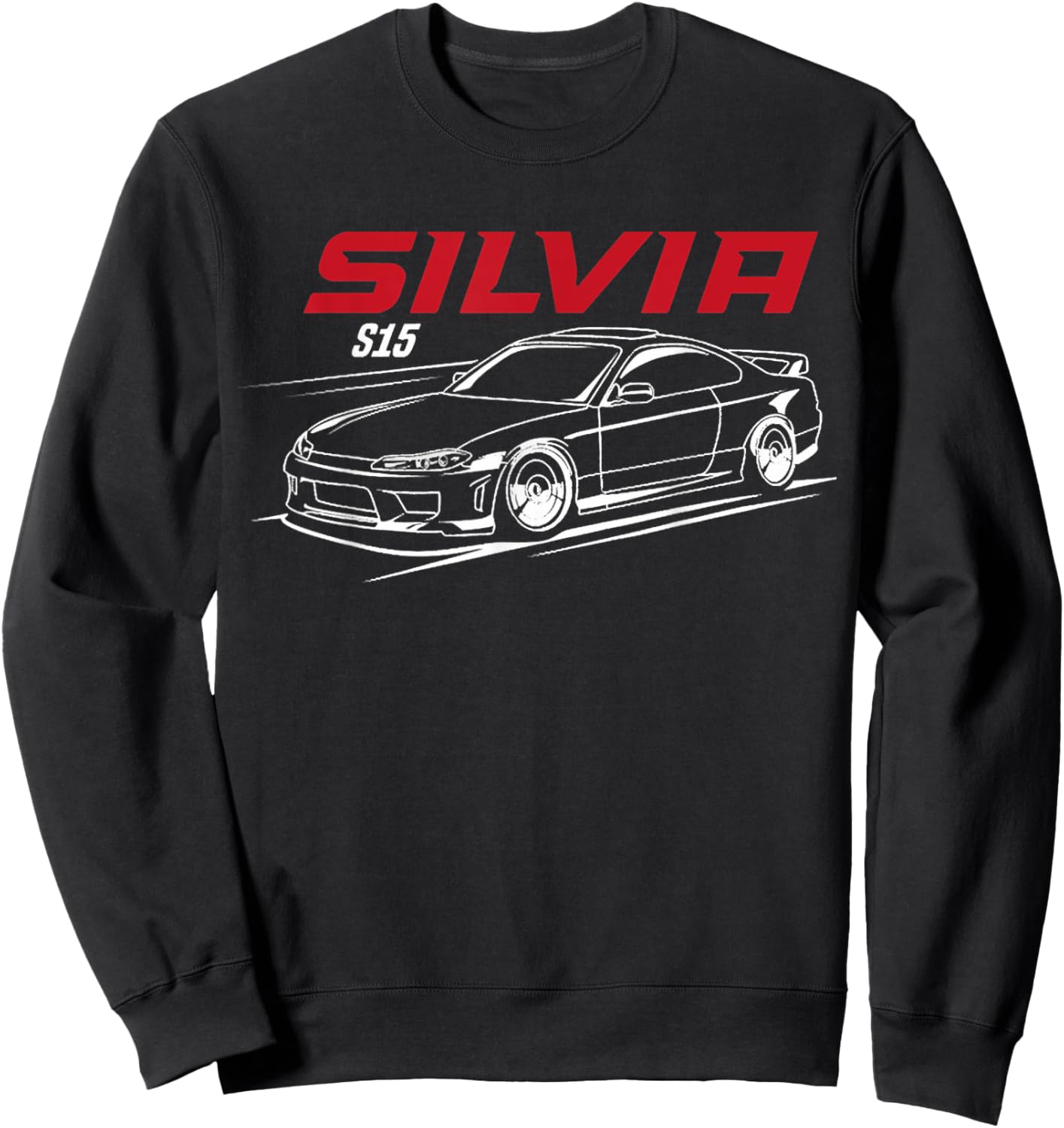 Silvia s15 lover sport car Sweatshirt - Sweatshirt | Black