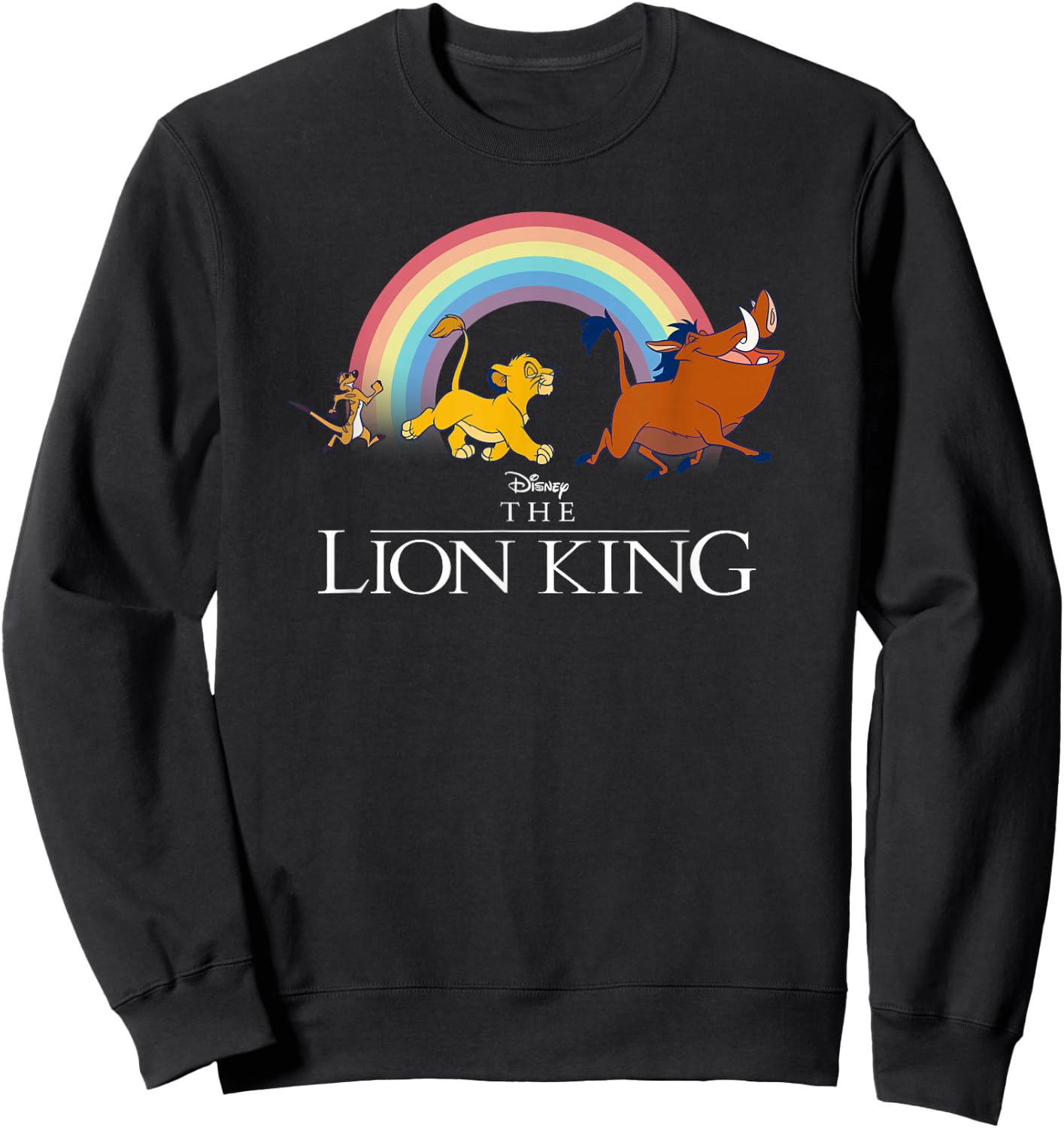 The Lion King - Hakuna Matata Simba Timon Pumbaa Sweatshirt - Sweatshirt | Black