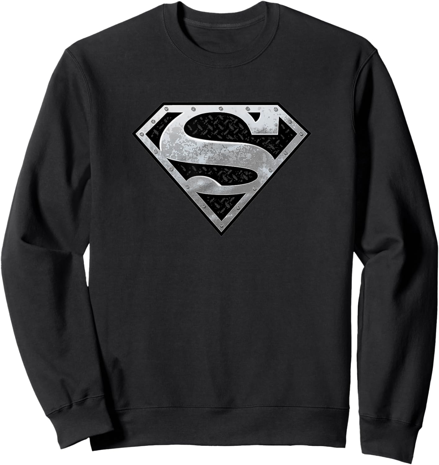 Superman Super Metallic Shield Sweatshirt - Sweatshirt | Black