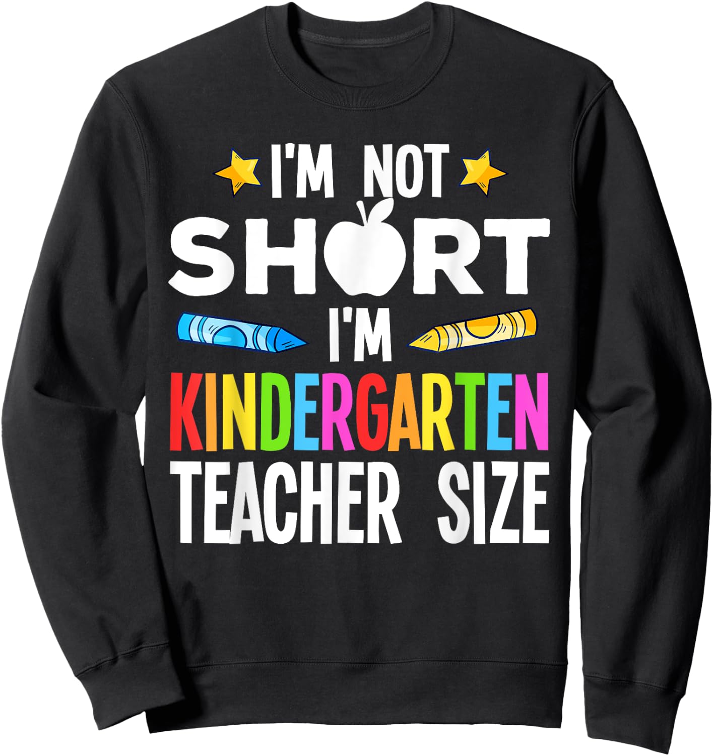 Cool Kindergarten Teacher Art Women Preschool Kinder Sweatshirt - Sweatshirt | Black