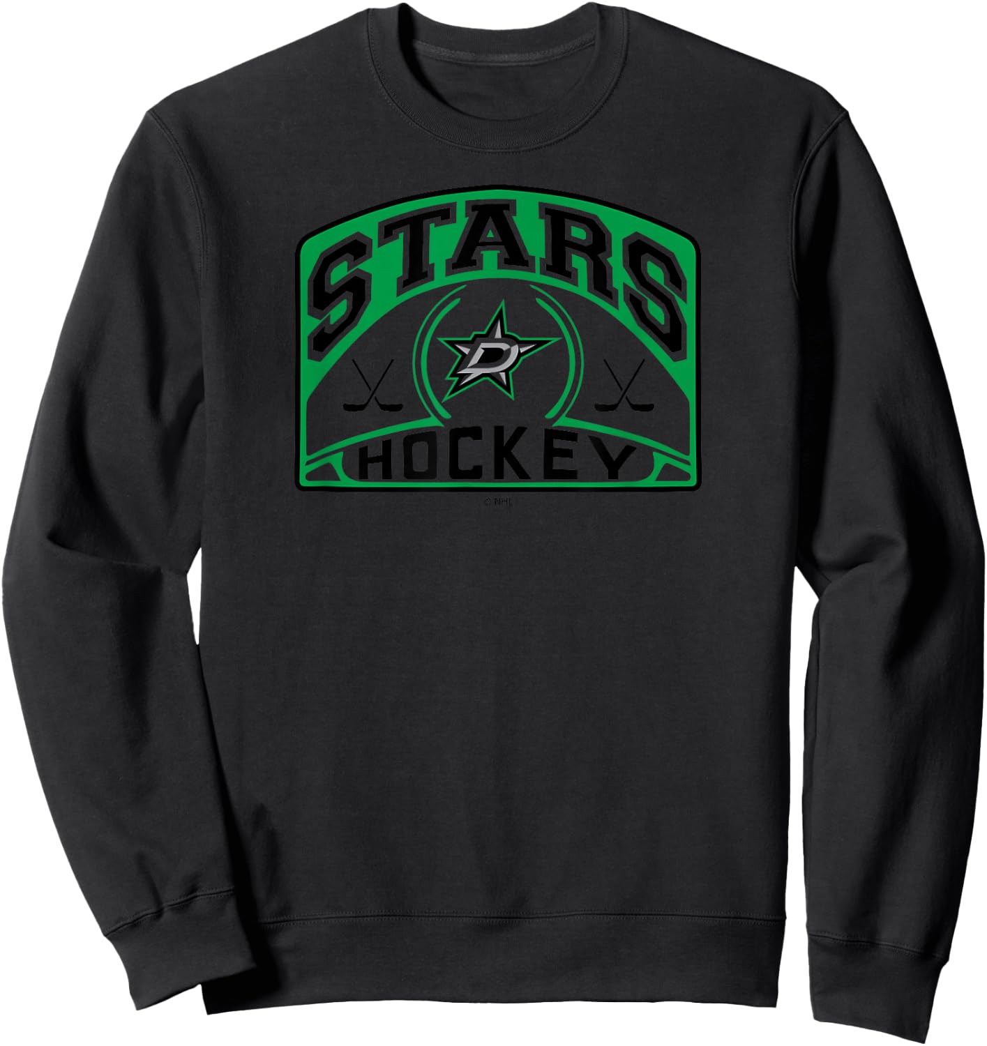 Dallas Stars Glide White Officially Licensed Sweatshirt - Sweatshirt | Black