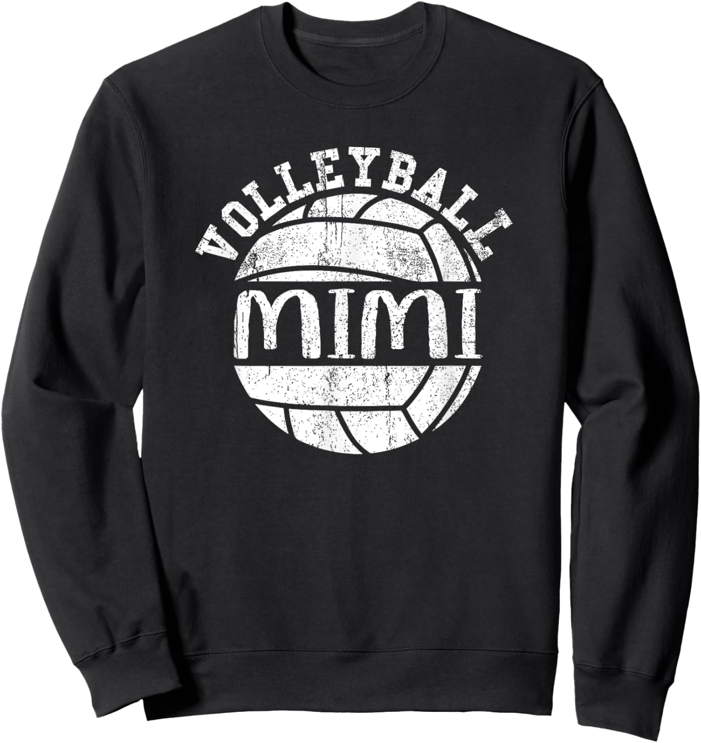 Volleyball Mimi Sweatshirt - Sweatshirt | Black