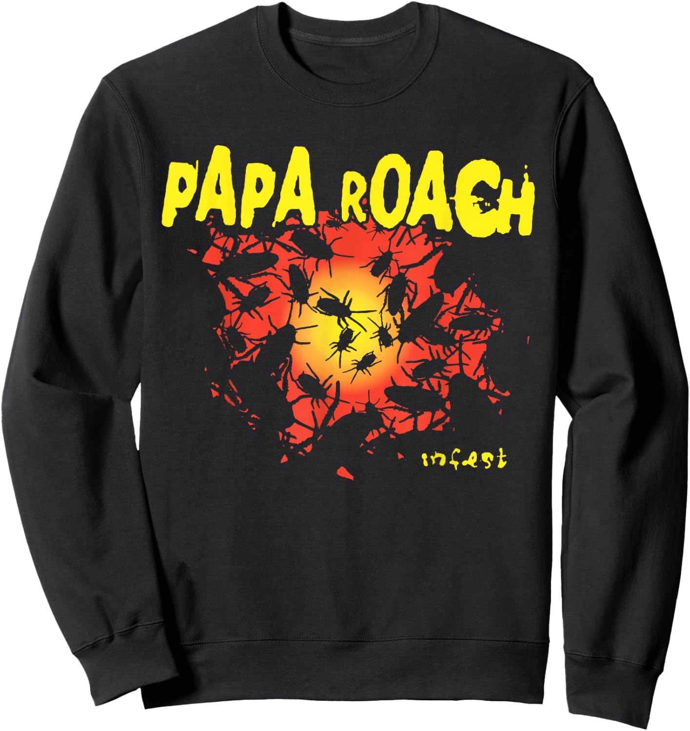 Papa Roach - Official Merchandise - Infest Glow Sweatshirt - Sweatshirt | Black