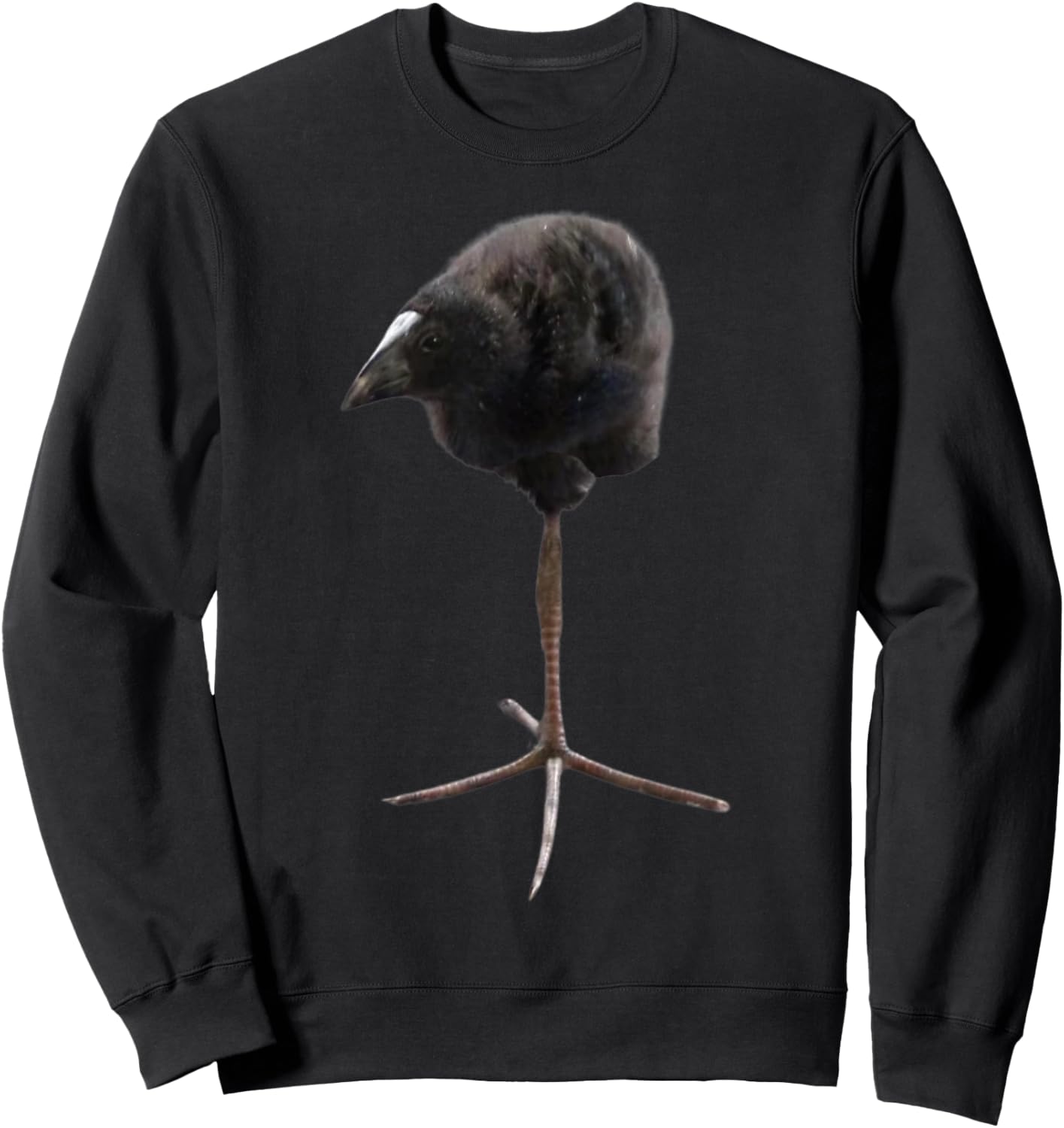 Pukeko Meme -Adults, Kids Classic Straight Black Sweatshirt - Sweatshirt | Black