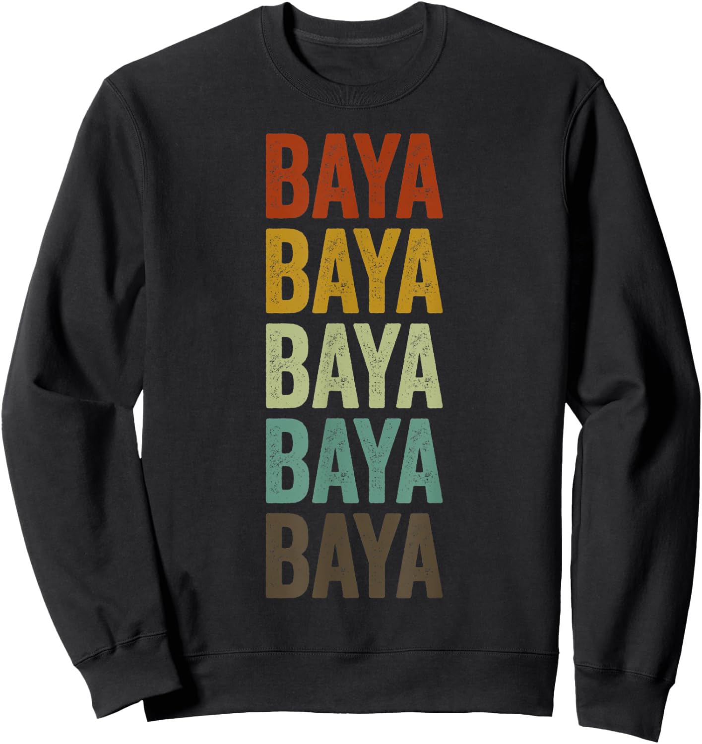 Baya Retro Sweatshirt - Sweatshirt | Black