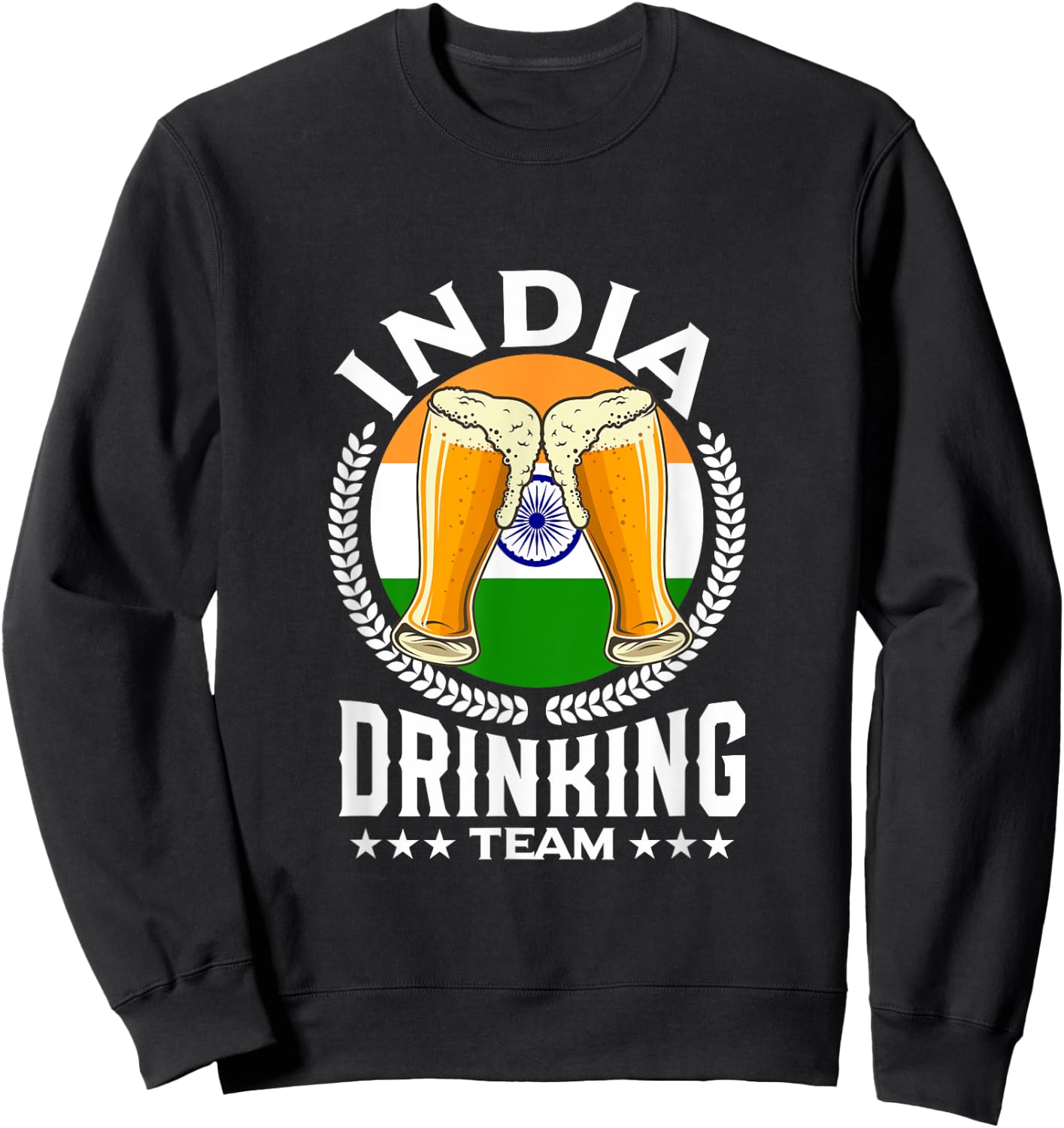 India Drinking Team Sweatshirt - Sweatshirt | Black