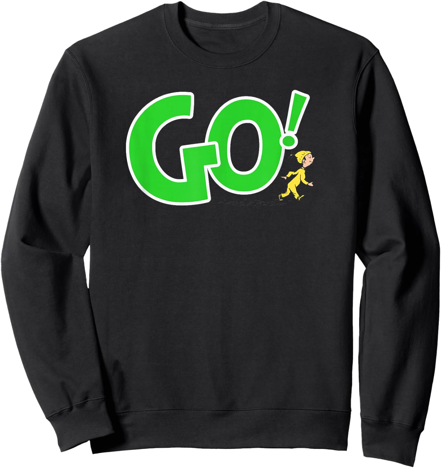 Dr. Seuss Oh the Places You'll Go... GO! Sweatshirt - Sweatshirt | Black