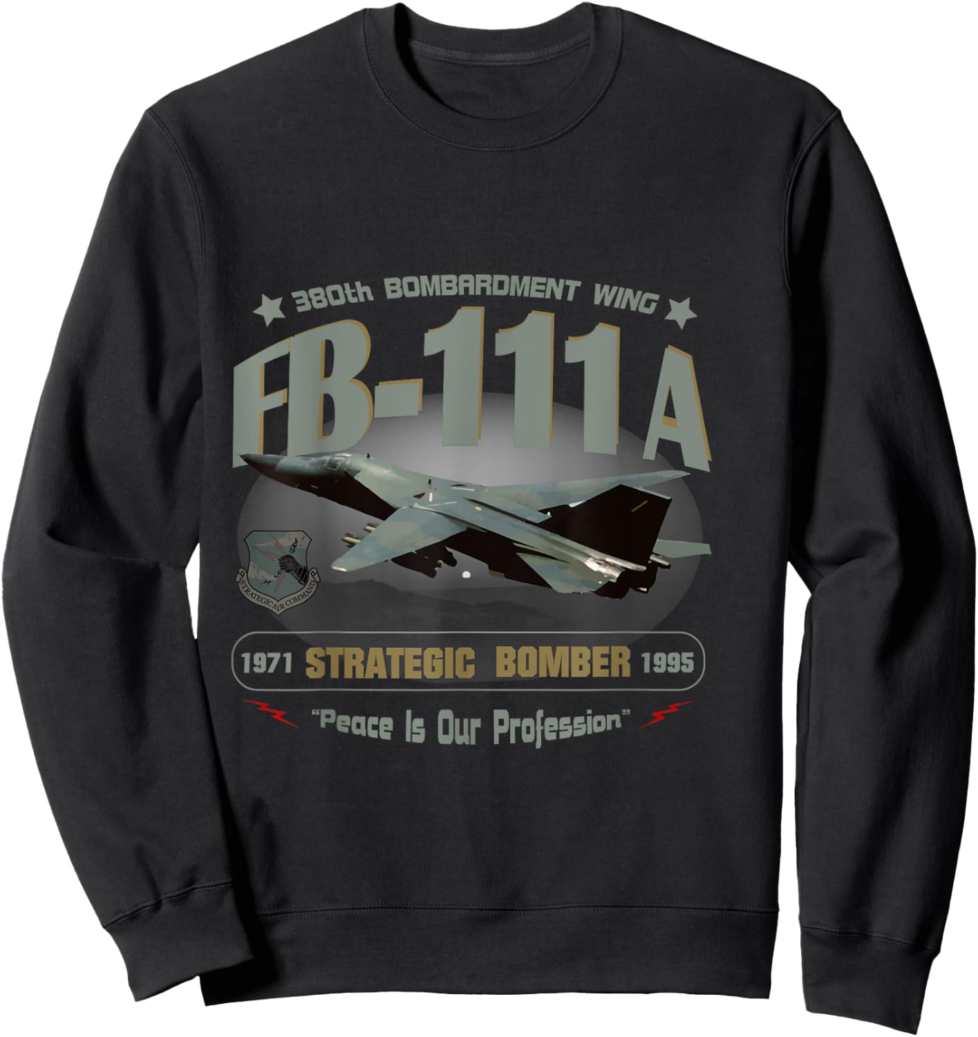 FB-111A--Design Version II Sweatshirt - Sweatshirt | Black