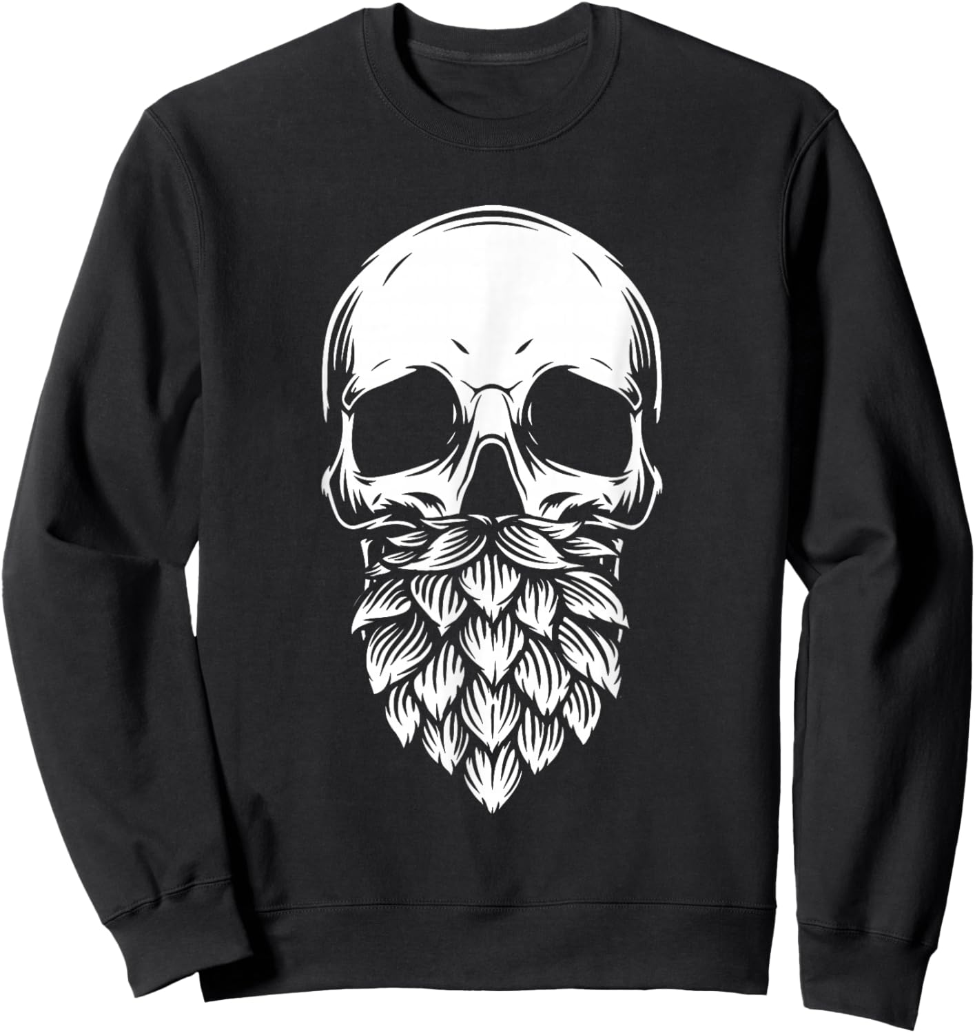 Home Brewing Skull Microbrewery - Craft Brewer Beer Sweatshirt - Sweatshirt | Black