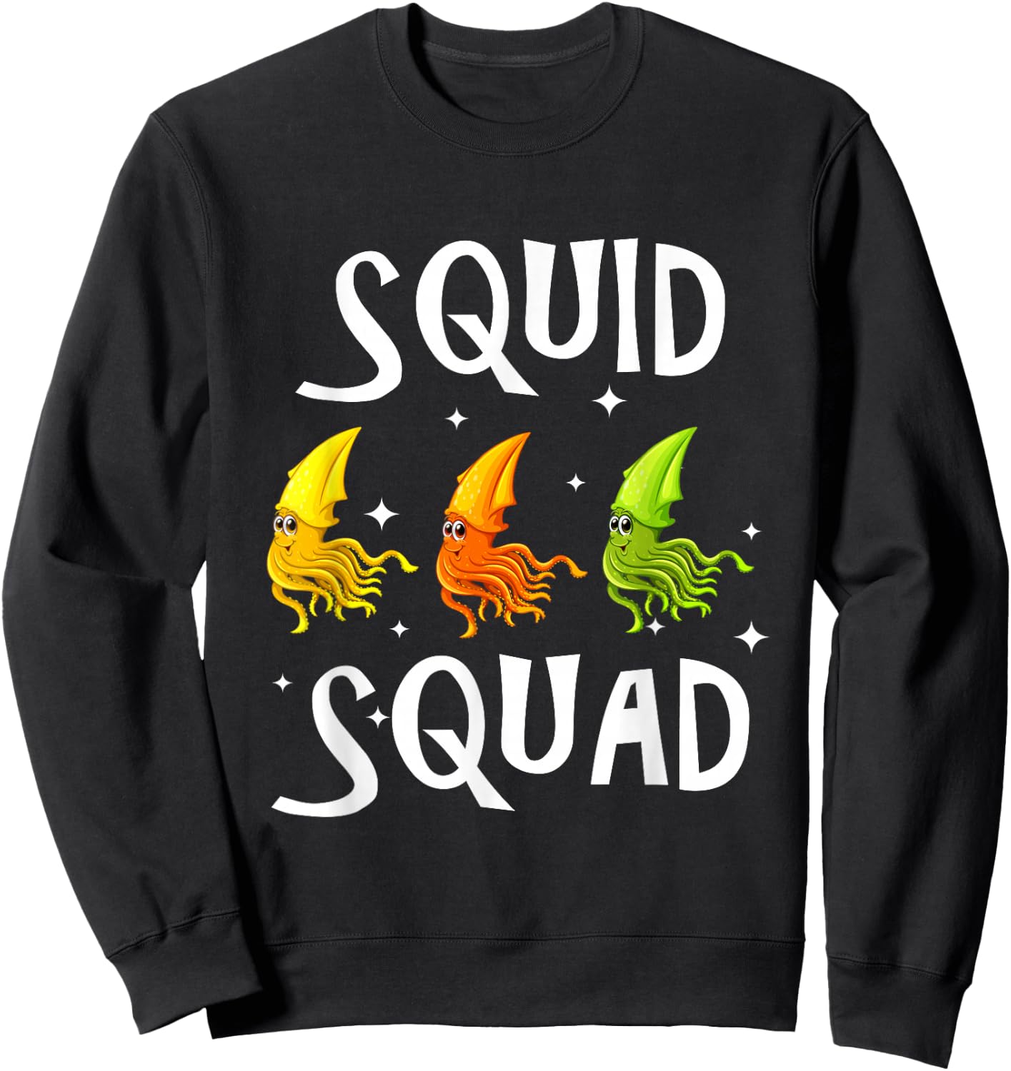 Squid Squad Sweatshirt - Sweatshirt | Black