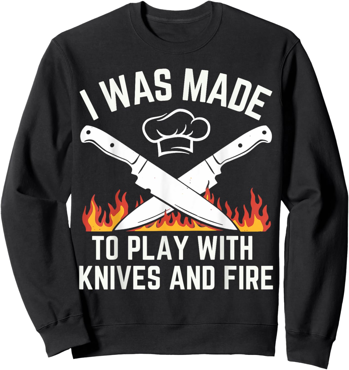 Cooking Lovers Culinary Chef Funny Chef Design Women Sweatshirt - Sweatshirt | Black