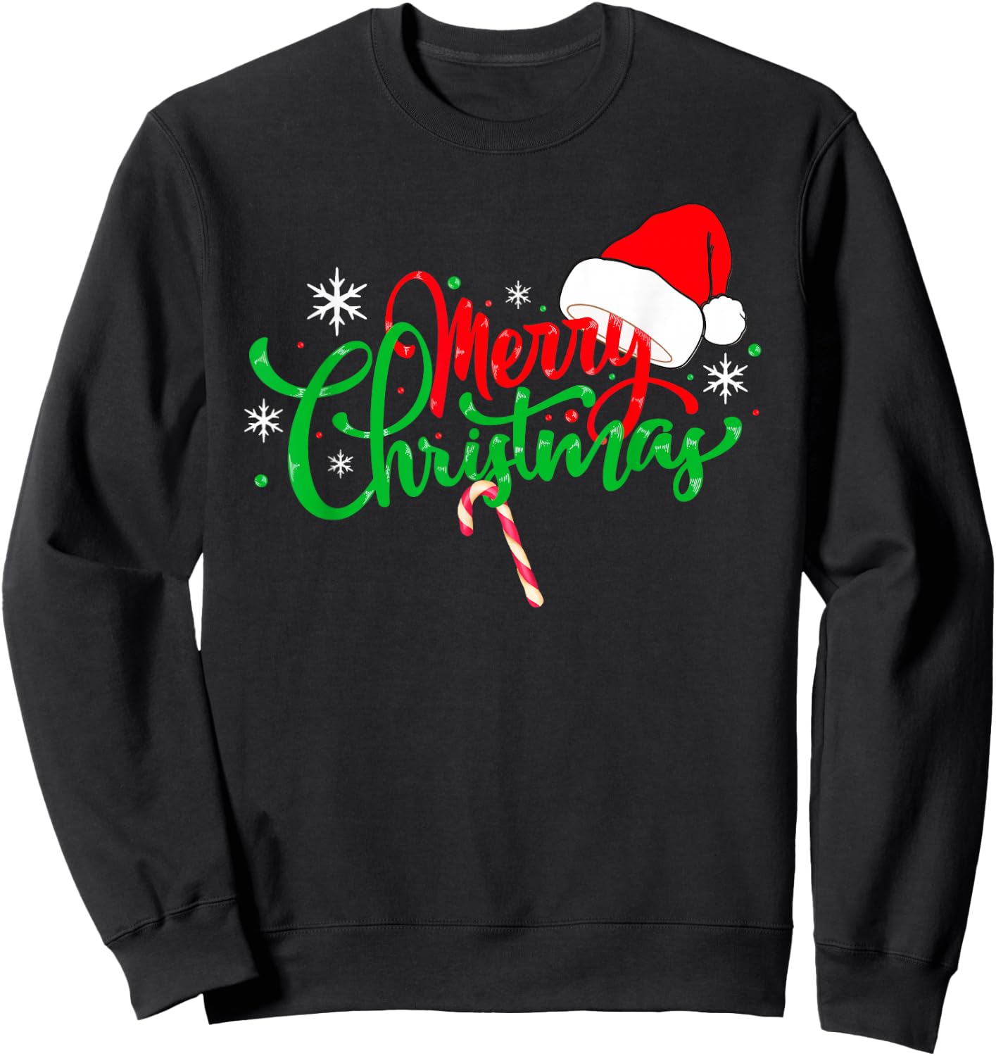 Lustiges Weihnachts Geschenke Merry Christmas Funny Sweatshirt - Sweatshirt | Black