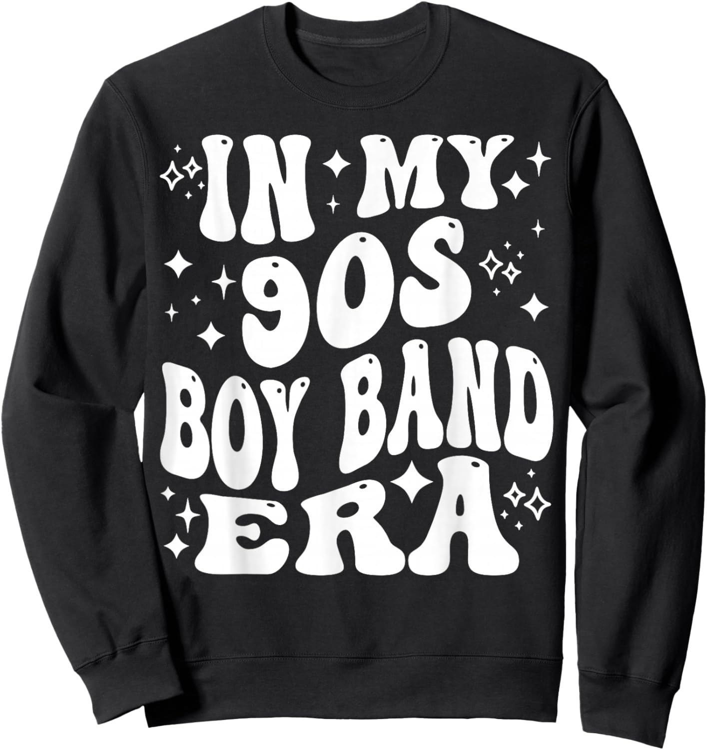 In My 90s Boy Band Era - Funny 90s, Boyband Sweatshirt - Sweatshirt | Black