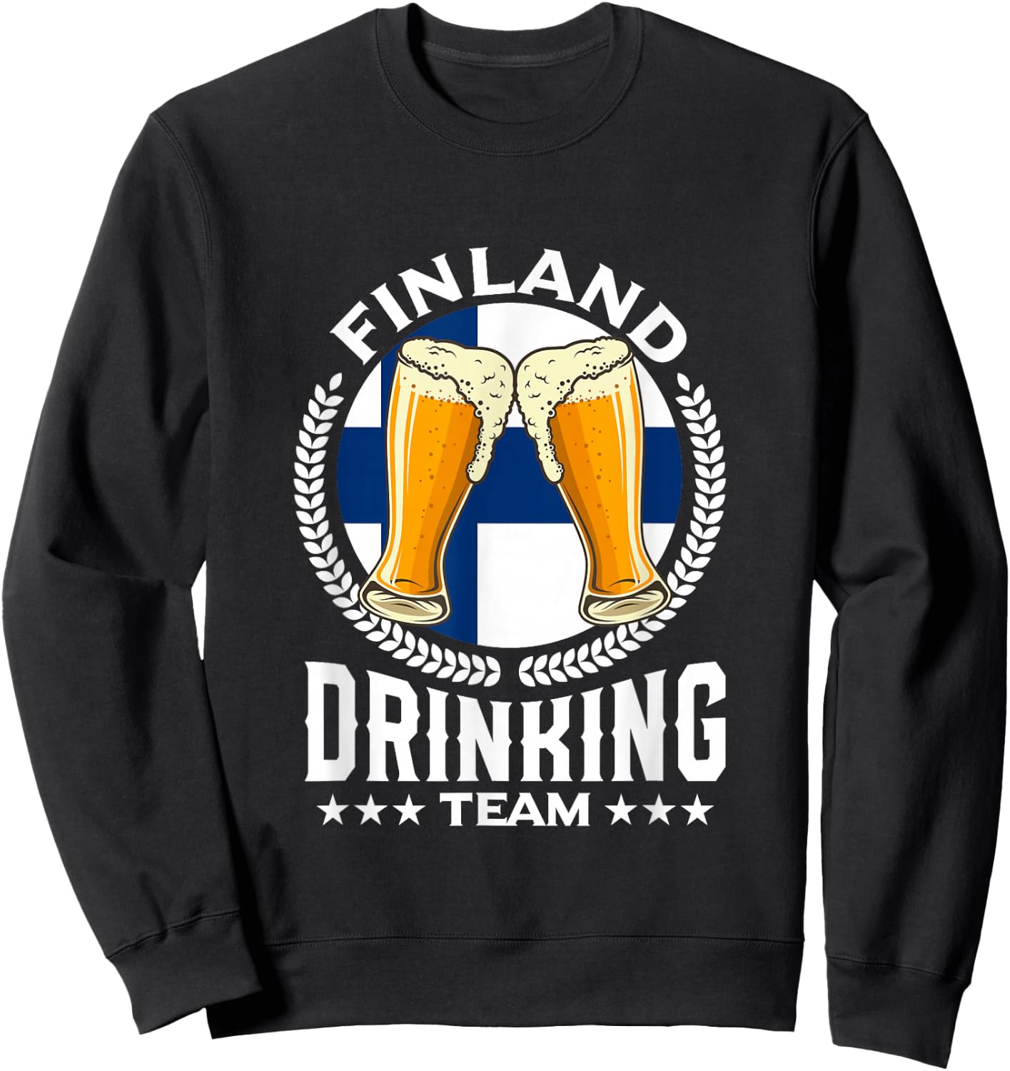 Finland Drinking Team Sweatshirt - Sweatshirt | Black