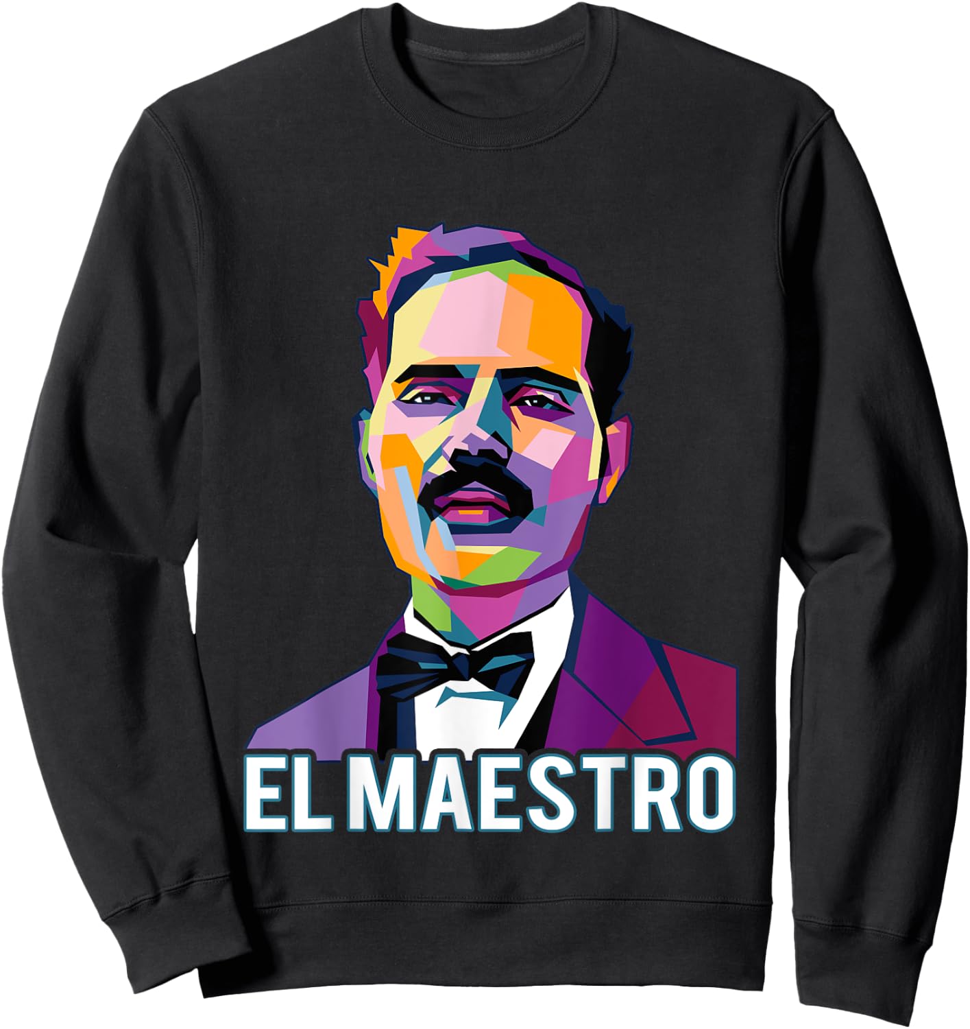 Pedro Albizu Campos Puerto Rico El Maestro Resiste Pop Art Sweatshirt - Sweatshirt | Black