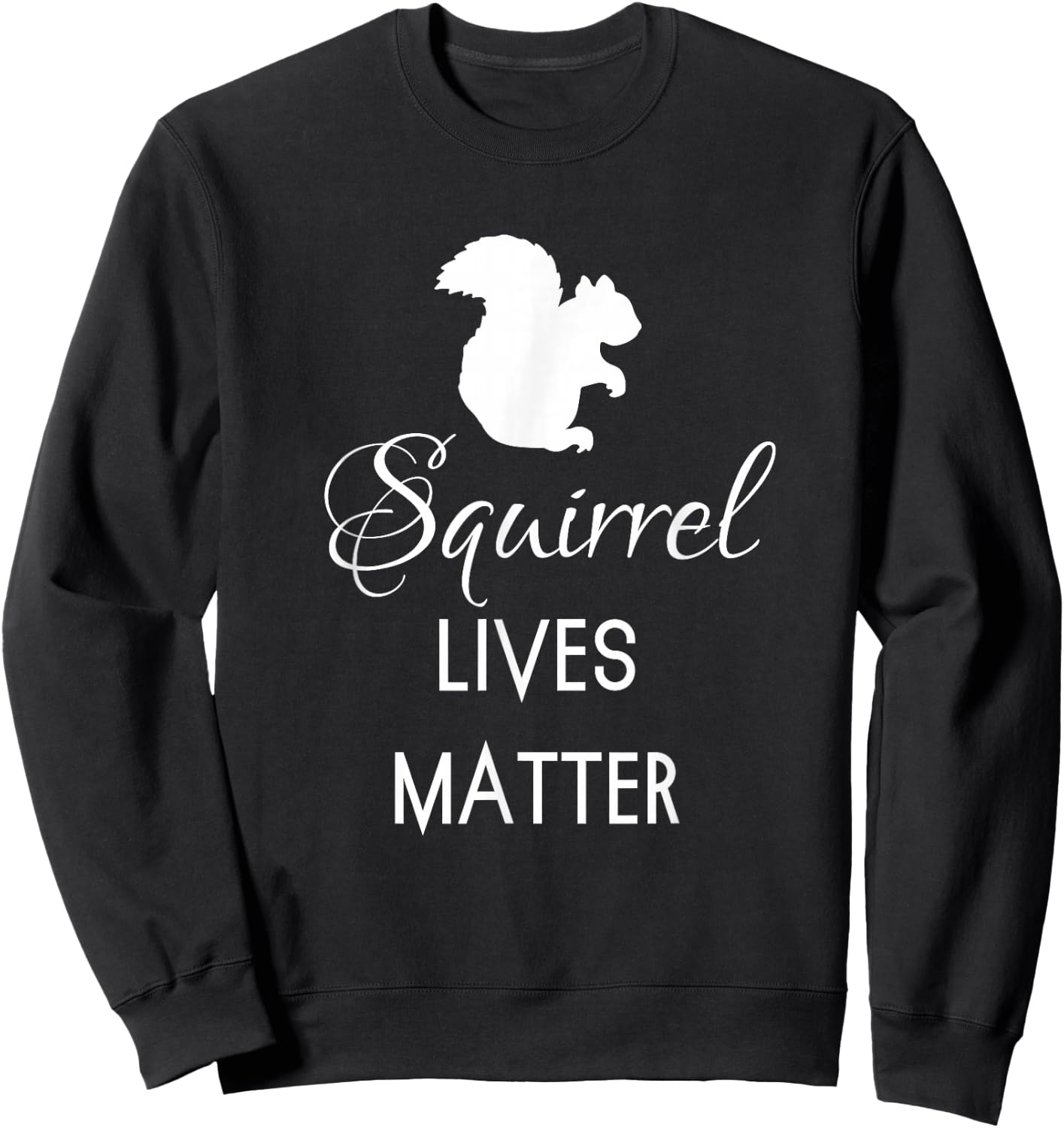Gift Animal Groomers Nature Squirrel Sweatshirt - Sweatshirt | Black