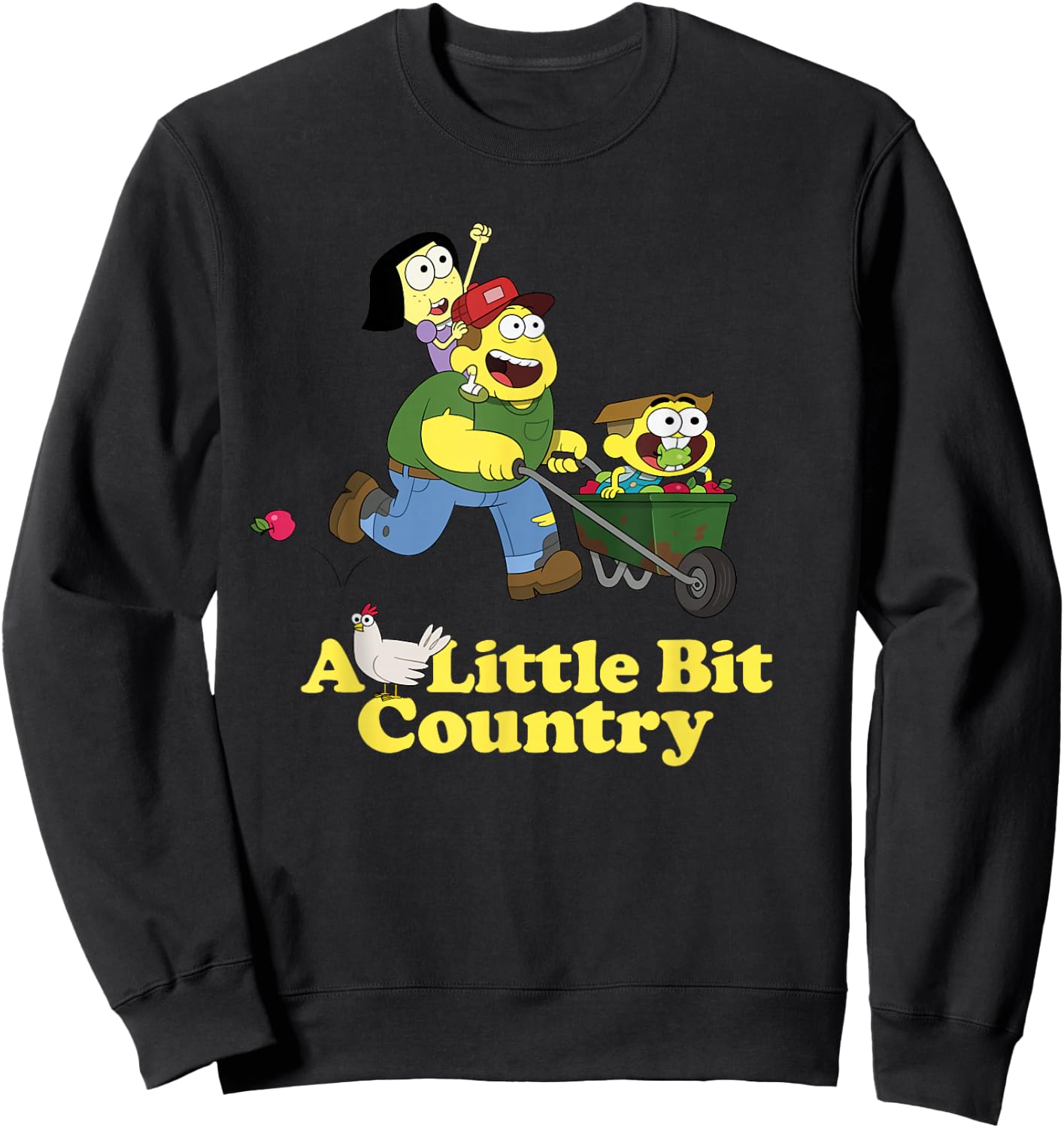 Disney Channel Big City Greens A Little Bit Country Sweatshirt - Sweatshirt | Black