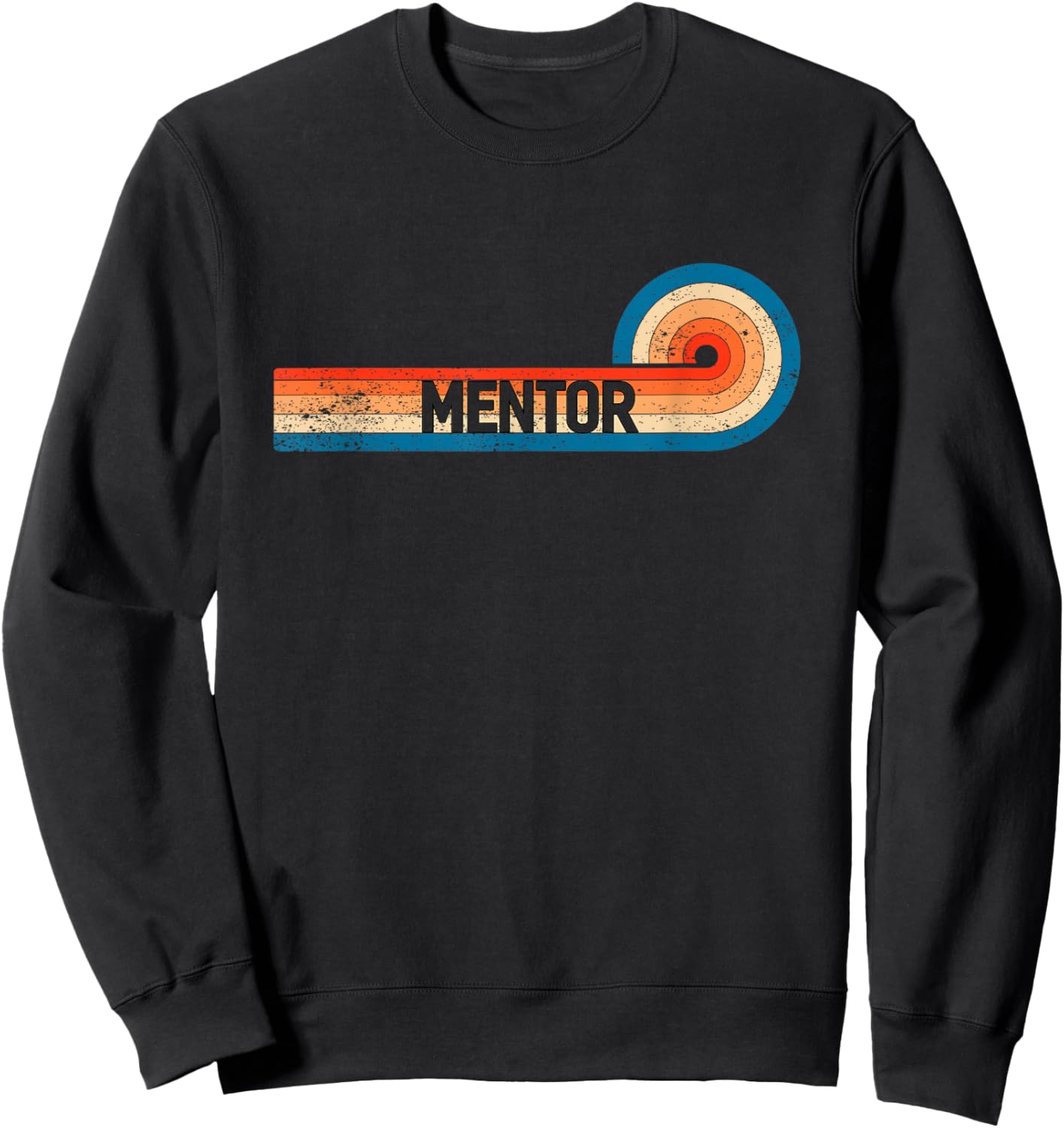 Retro MENTOR Shirt Vintage City MENTOR Sweatshirt - Sweatshirt | Black