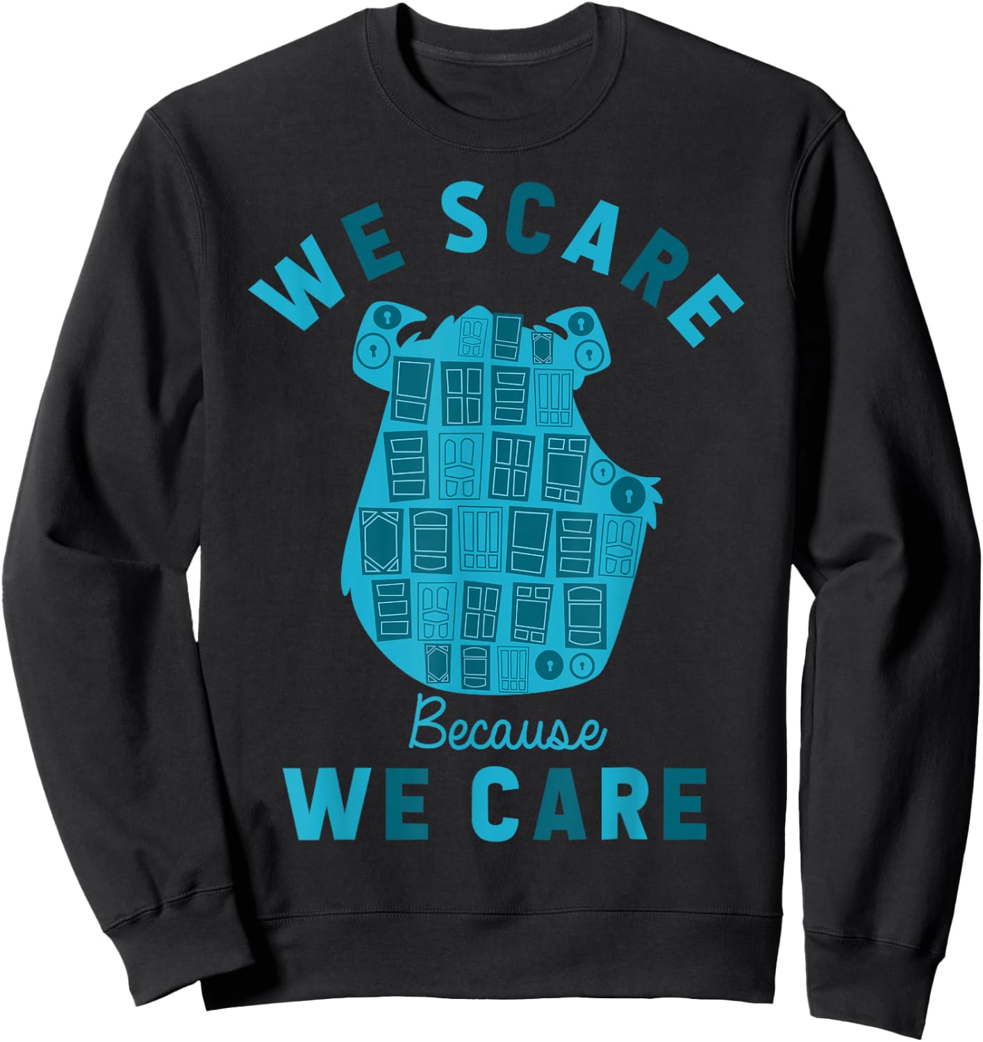 Disney Pixar Monsters University Sulley Scare Sweatshirt - Sweatshirt | Black