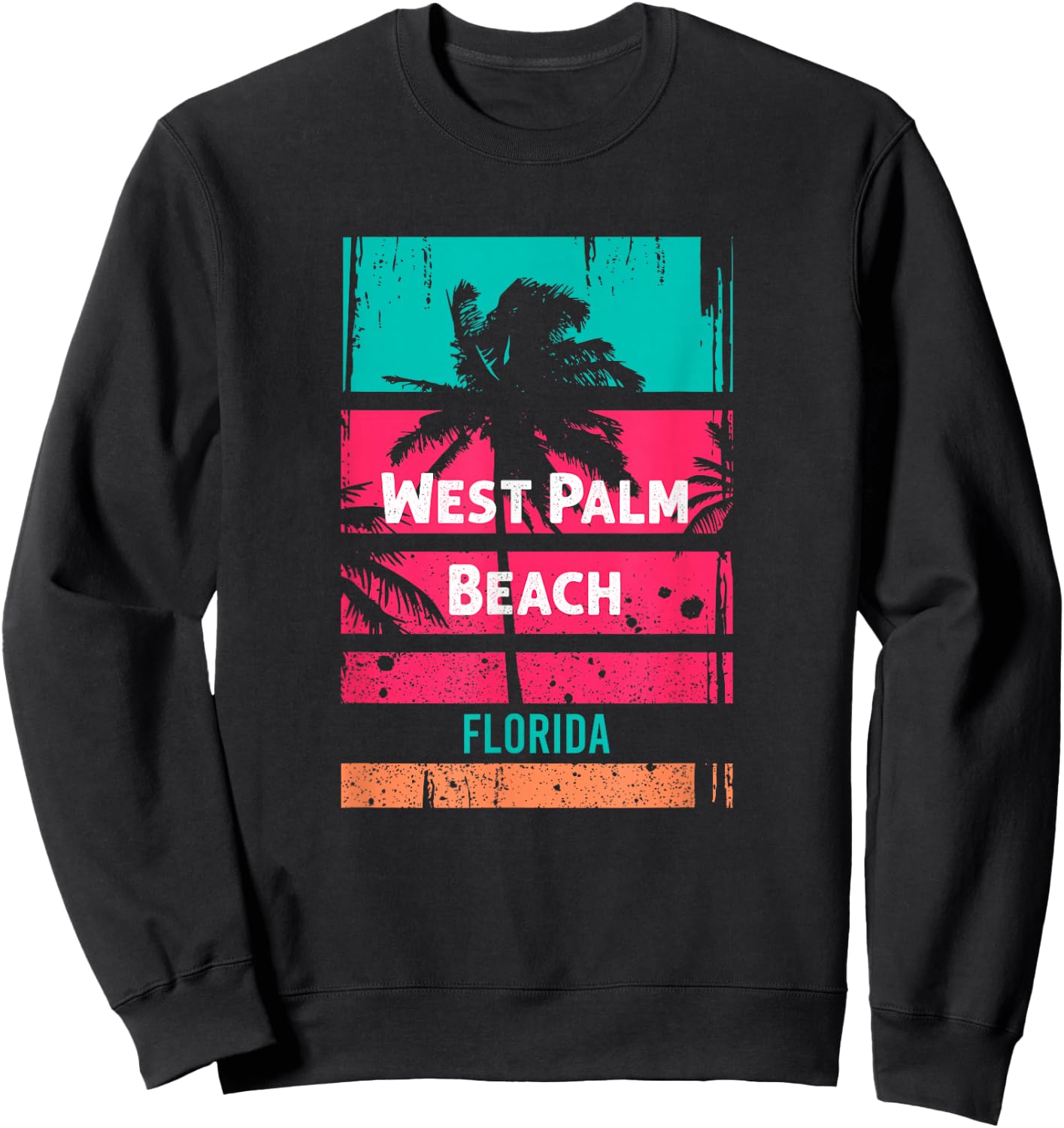 West Palm Beach Souvenir - Florida Reminder Sweatshirt - Sweatshirt | Black