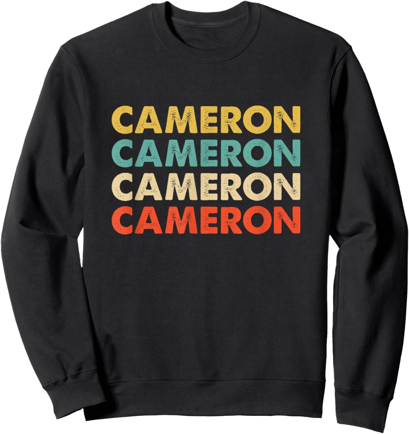 Cameron Name Sweatshirt - Sweatshirt | Black