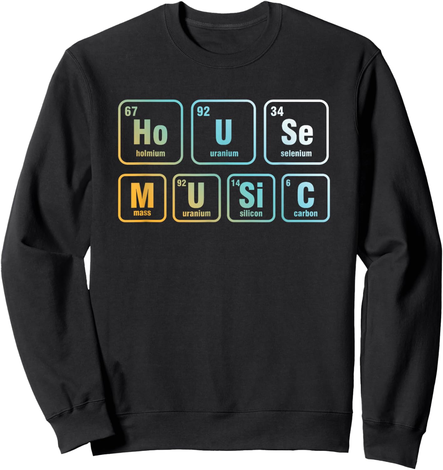 Disc Jockey DJ House Music Relaxing Electronic music Sweatshirt - Sweatshirt | Black