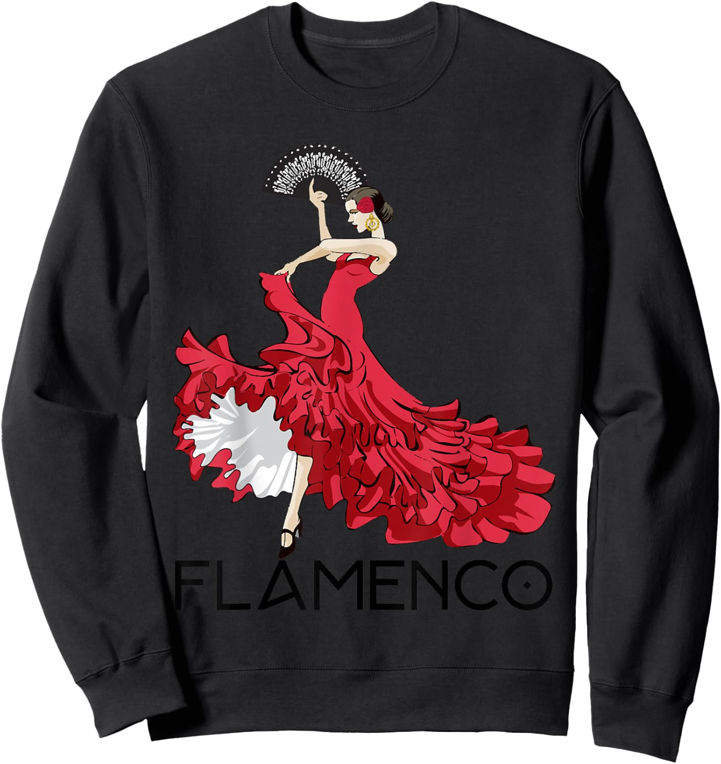 Flamenco dancer 1 - Spain Sweatshirt - Sweatshirt | Black