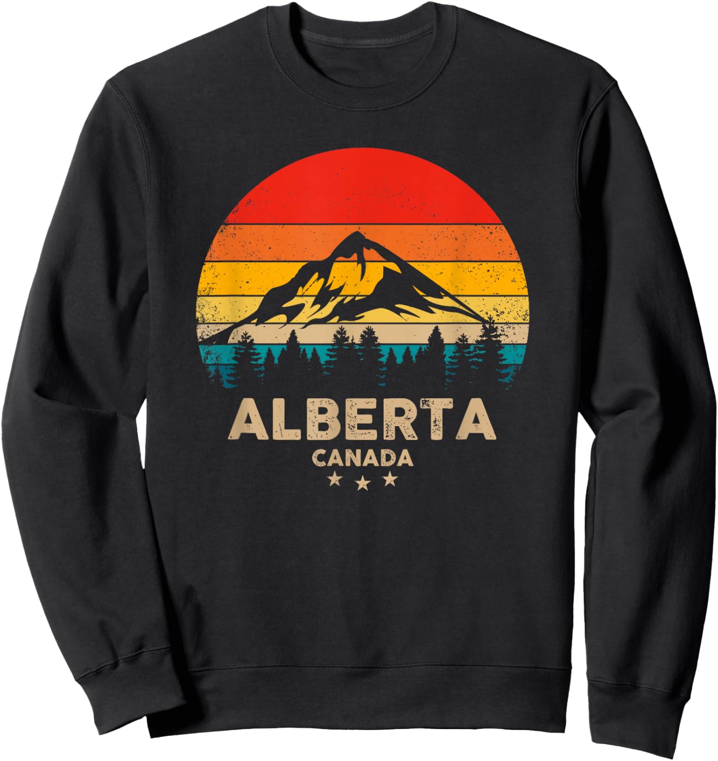 Alberta Reminder - Canada Souvenir Sweatshirt - Sweatshirt | Black