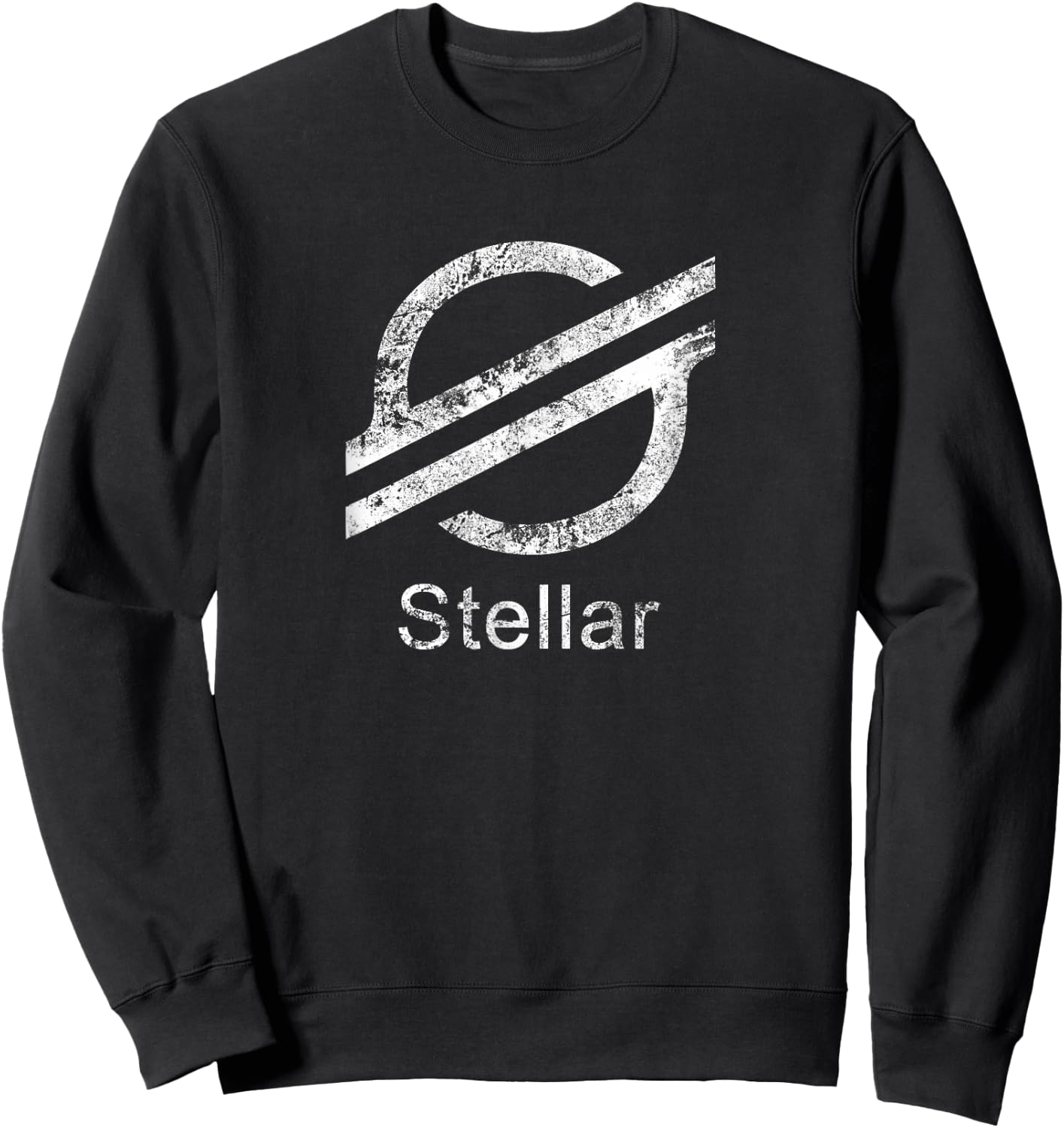 STELLAR LUMENS Crypto XLM Token Decentralized Blockchain Sweatshirt - Sweatshirt | Black